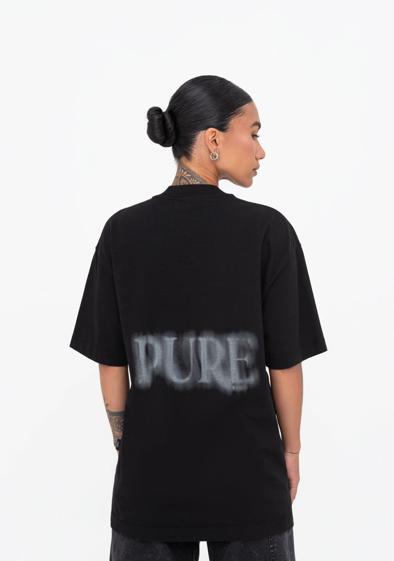Áurea Black Blurred T-shirt