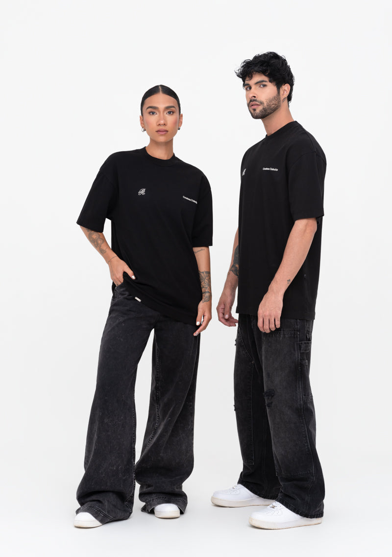 Áurea Black Blurred T-shirt