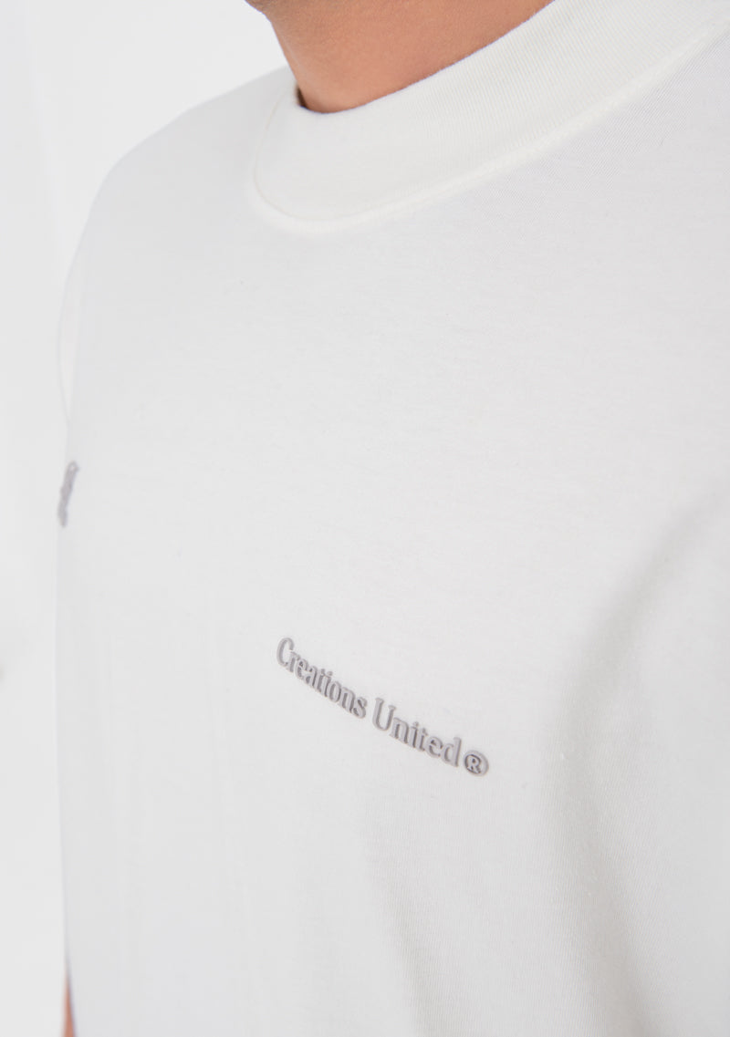 Áurea cream blurred t-shirt