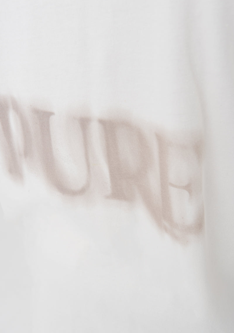 Áurea cream blurred t-shirt