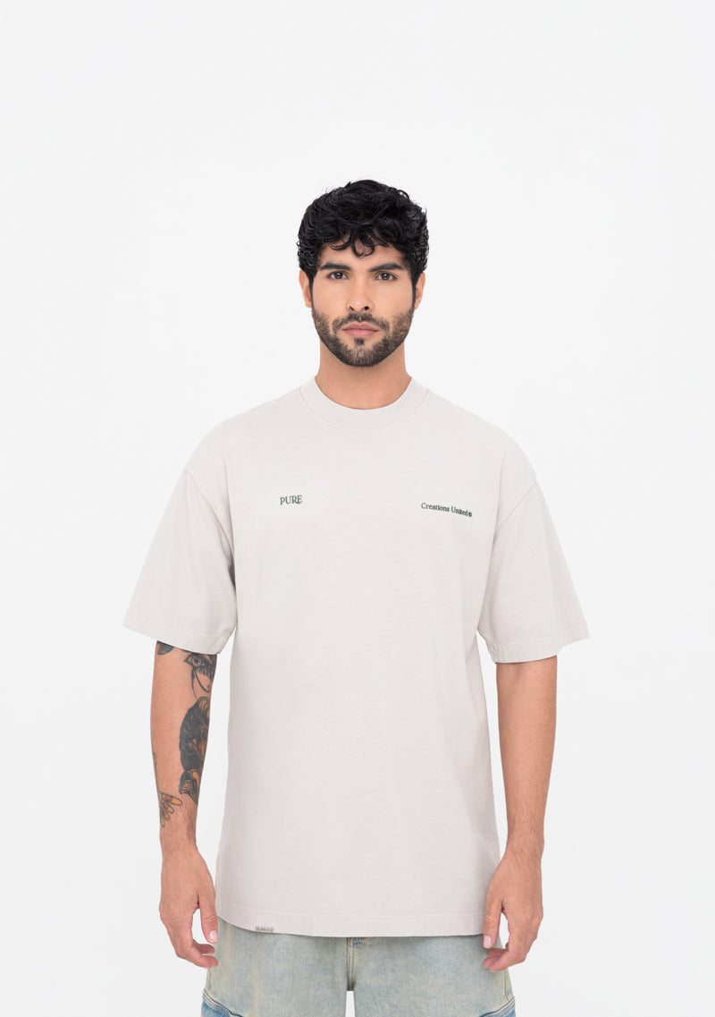 Áurea taupe arch t-shirt