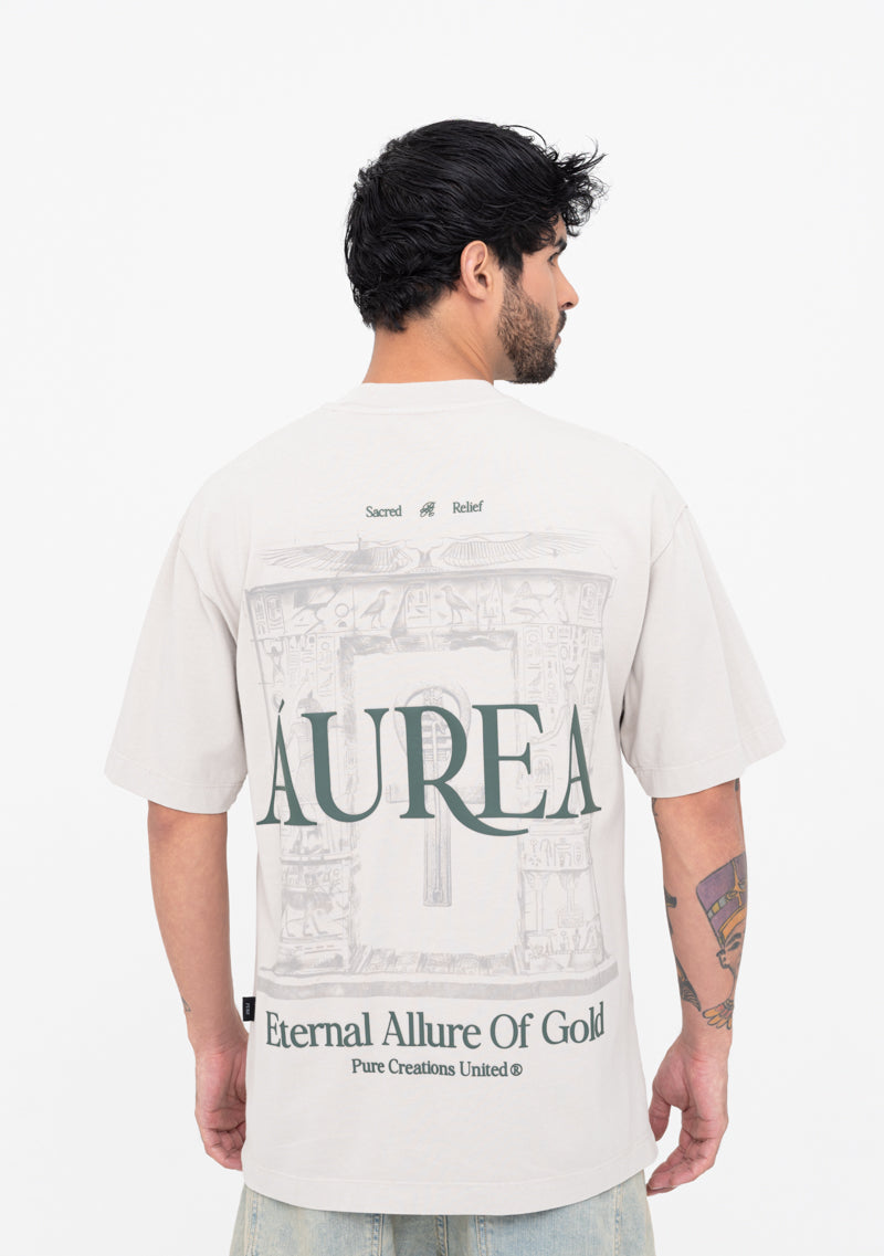 Áurea taupe arch t-shirt
