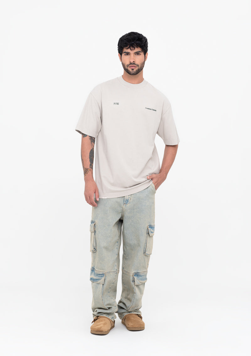 Áurea taupe arch t-shirt