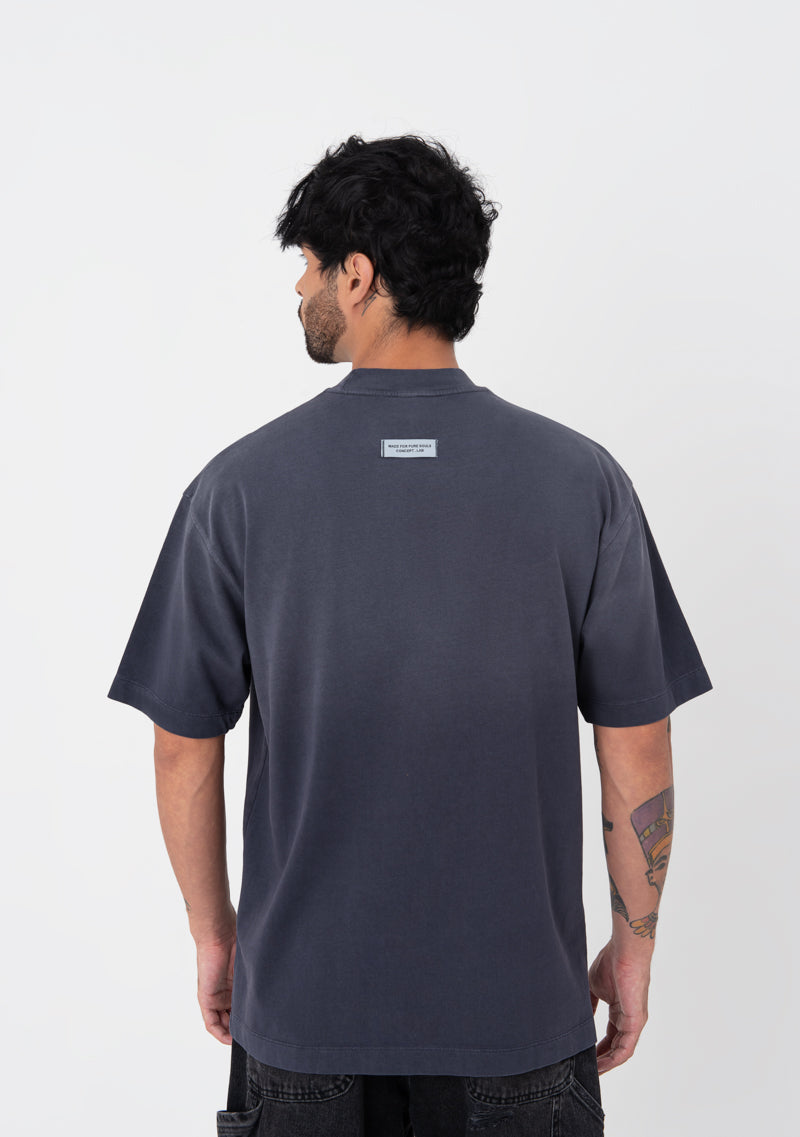 Atelier blue Washed t-shirt