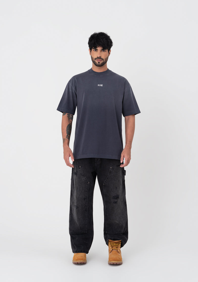 Atelier blue Washed t-shirt