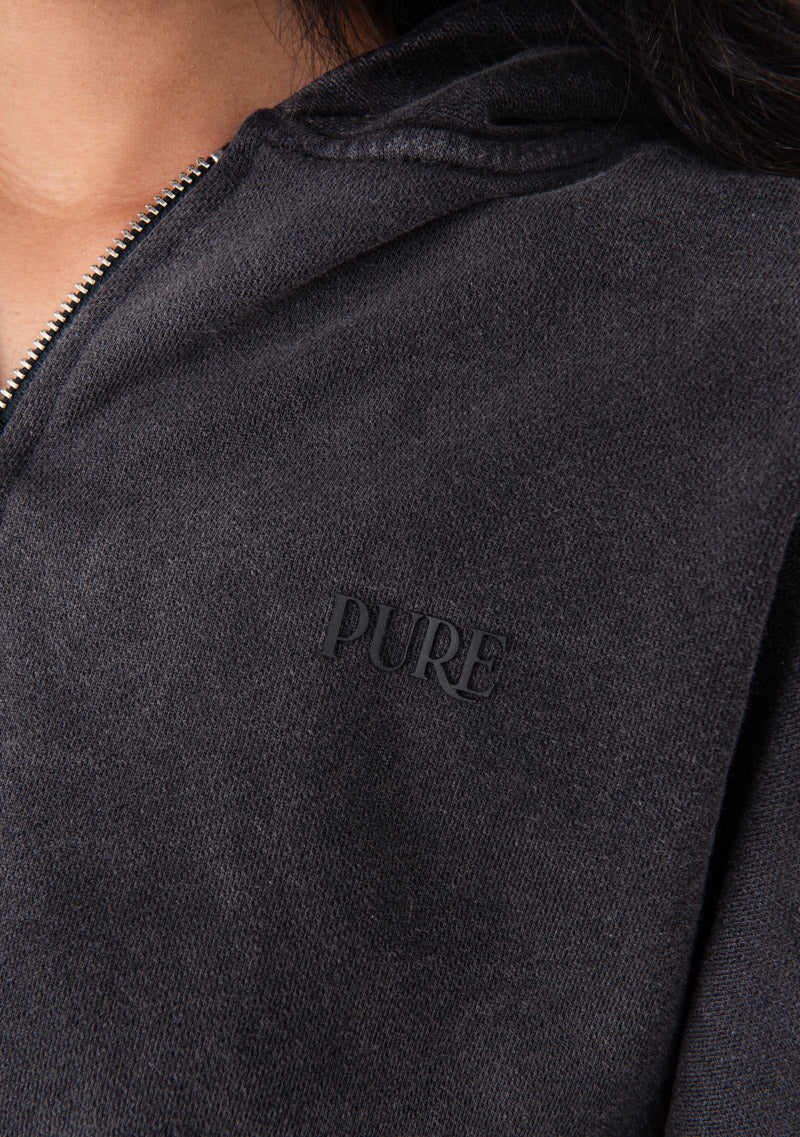 Atelier Grey washed Hoodie