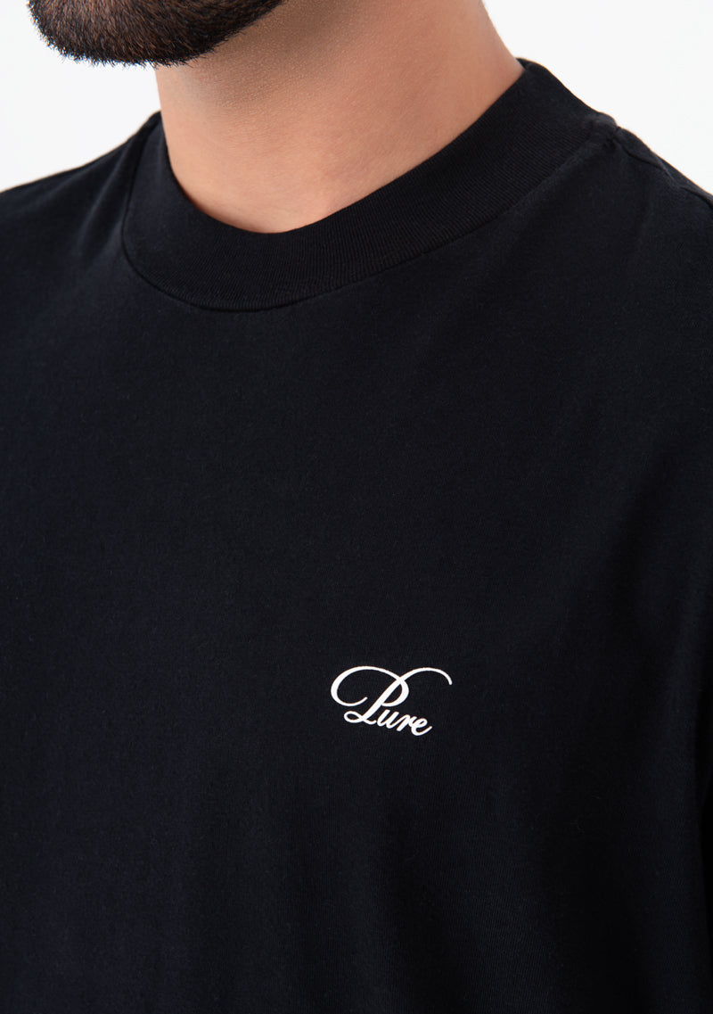 Atelier regular black t-shirt