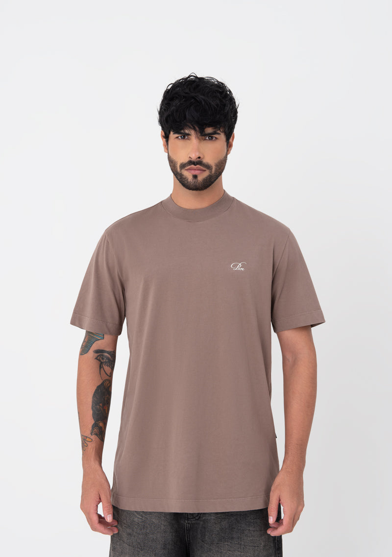 Atelier regular brown t-shirt