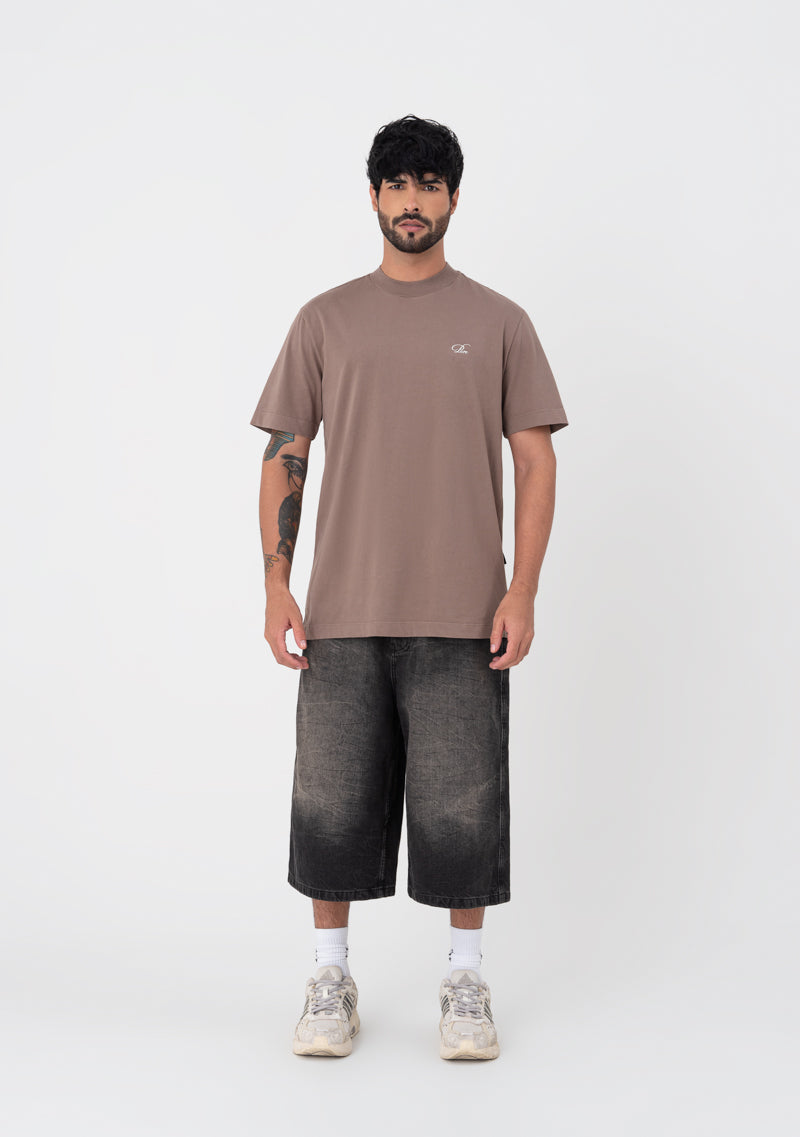 Atelier regular brown t-shirt