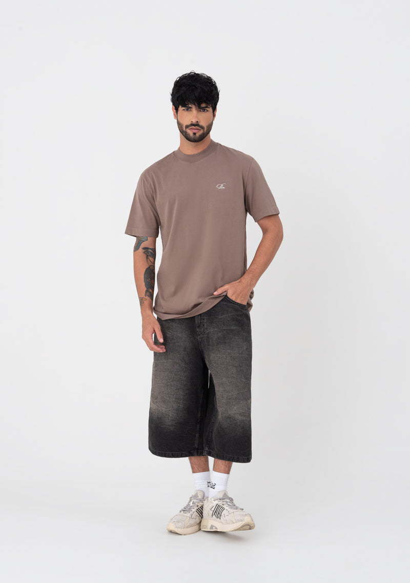 Atelier regular brown t-shirt
