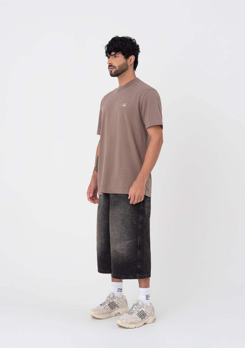 Atelier regular brown t-shirt