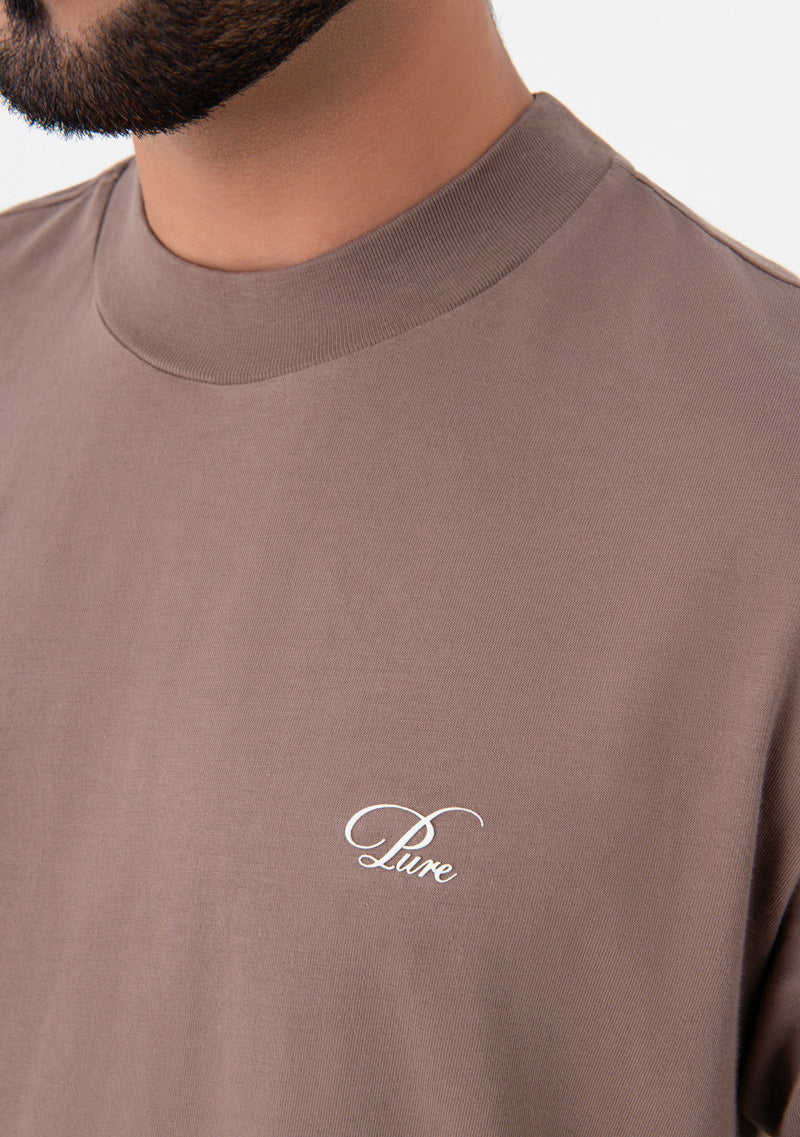 Atelier regular brown t-shirt