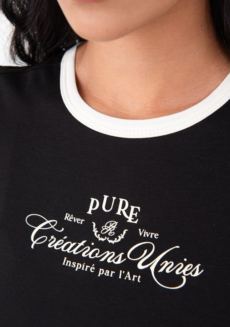 Atelier Black & White Crop top