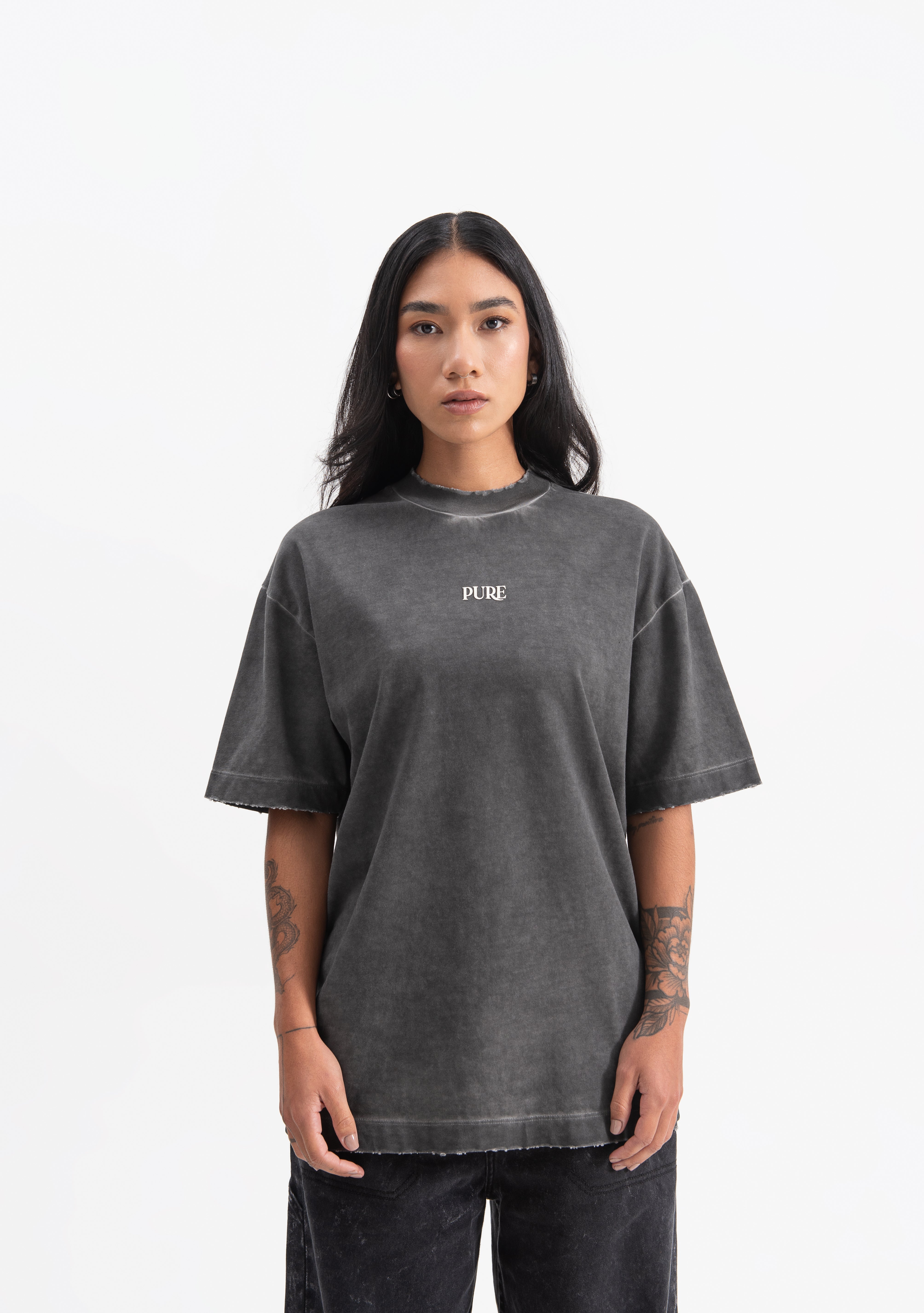 knockout black gloves T-shirt