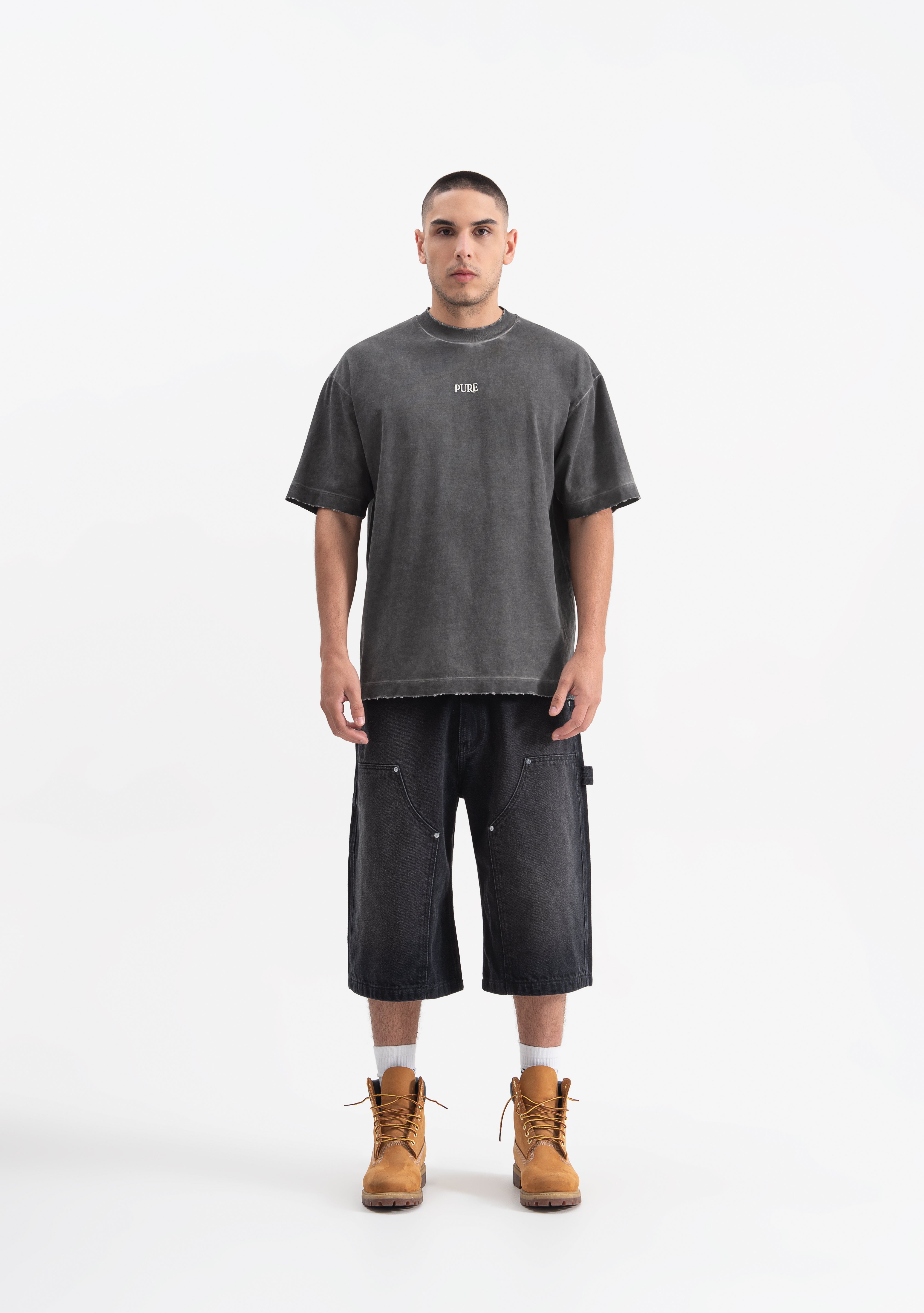 knockout black gloves T-shirt