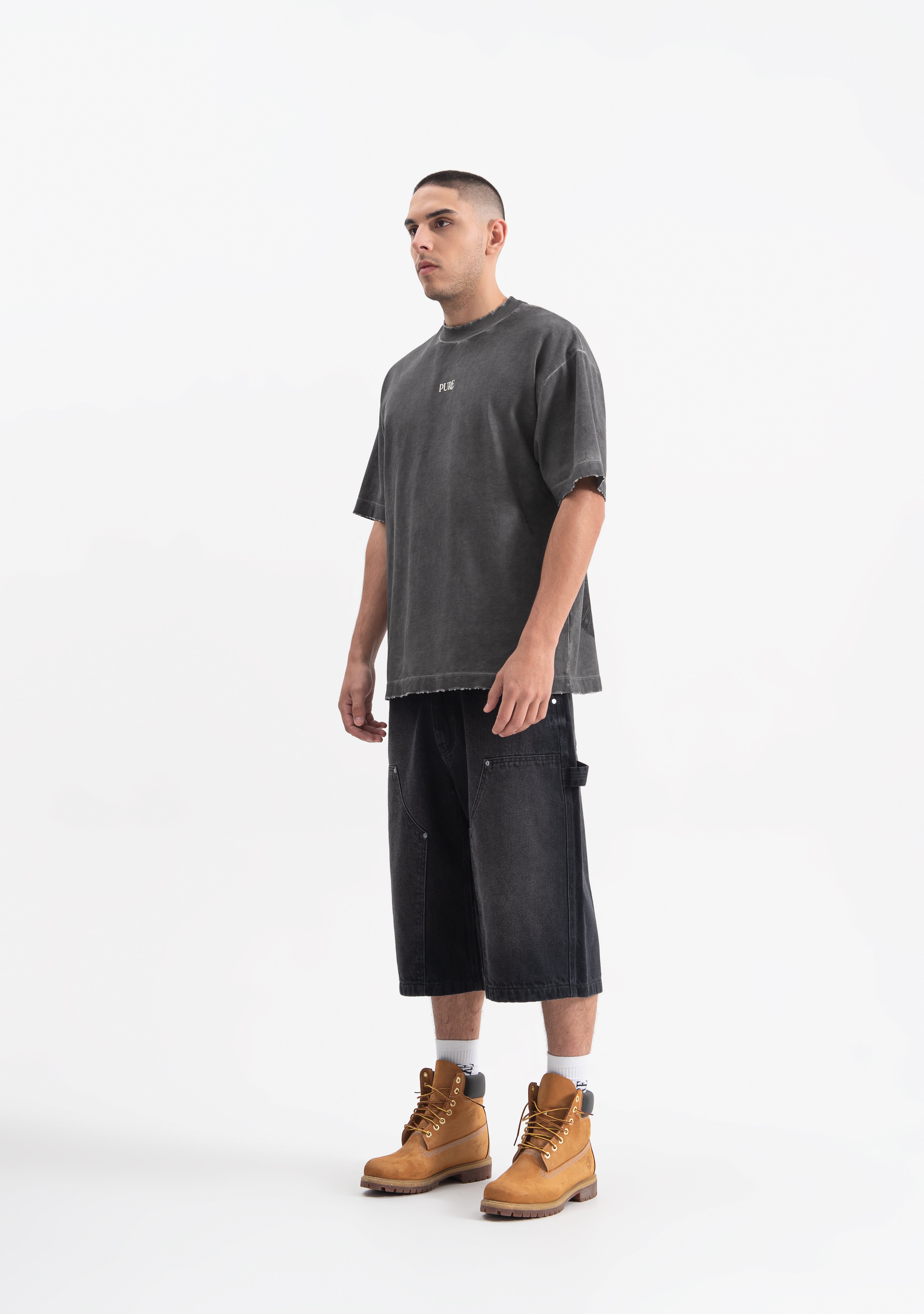 knockout black gloves T-shirt