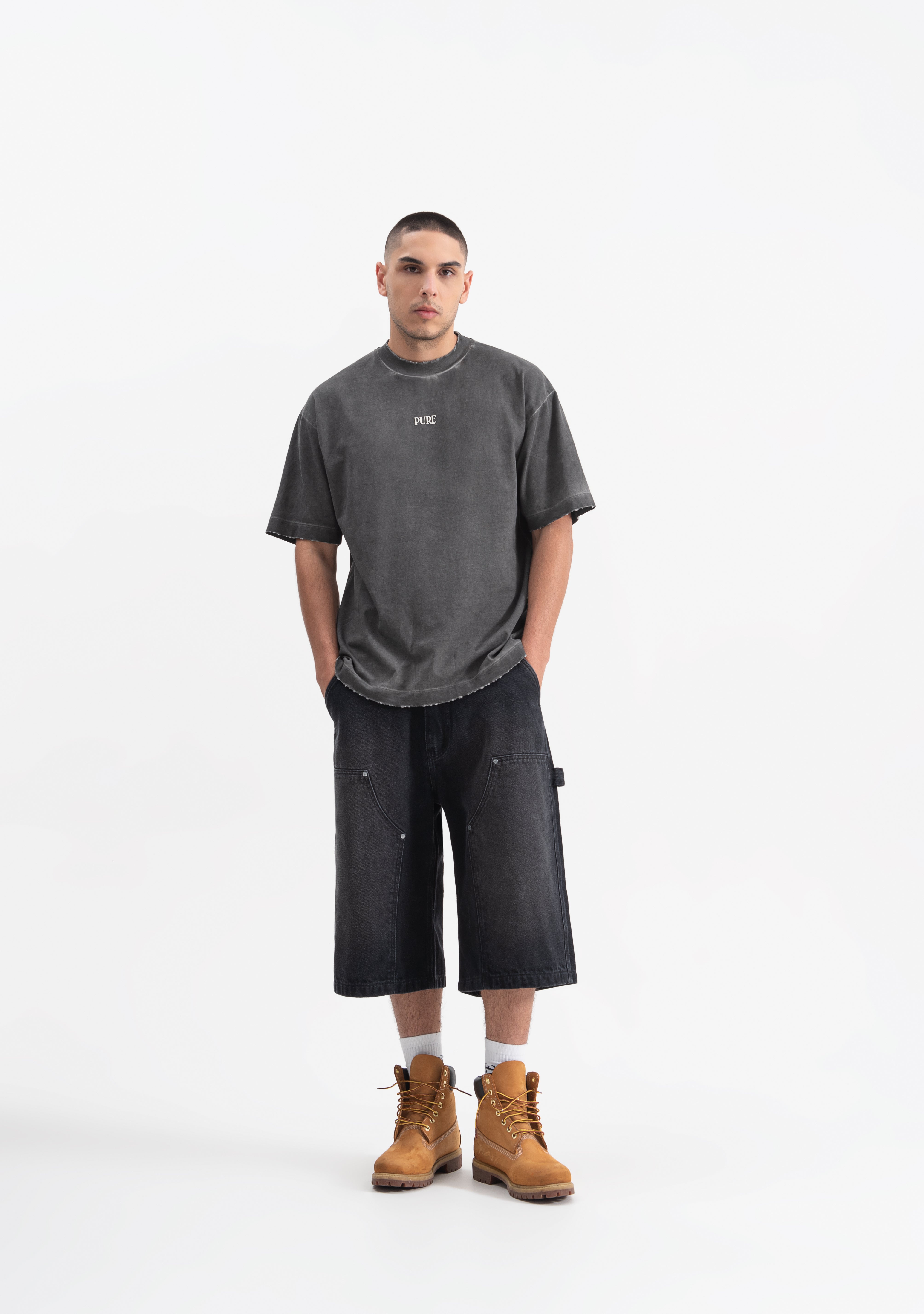 knockout black gloves T-shirt