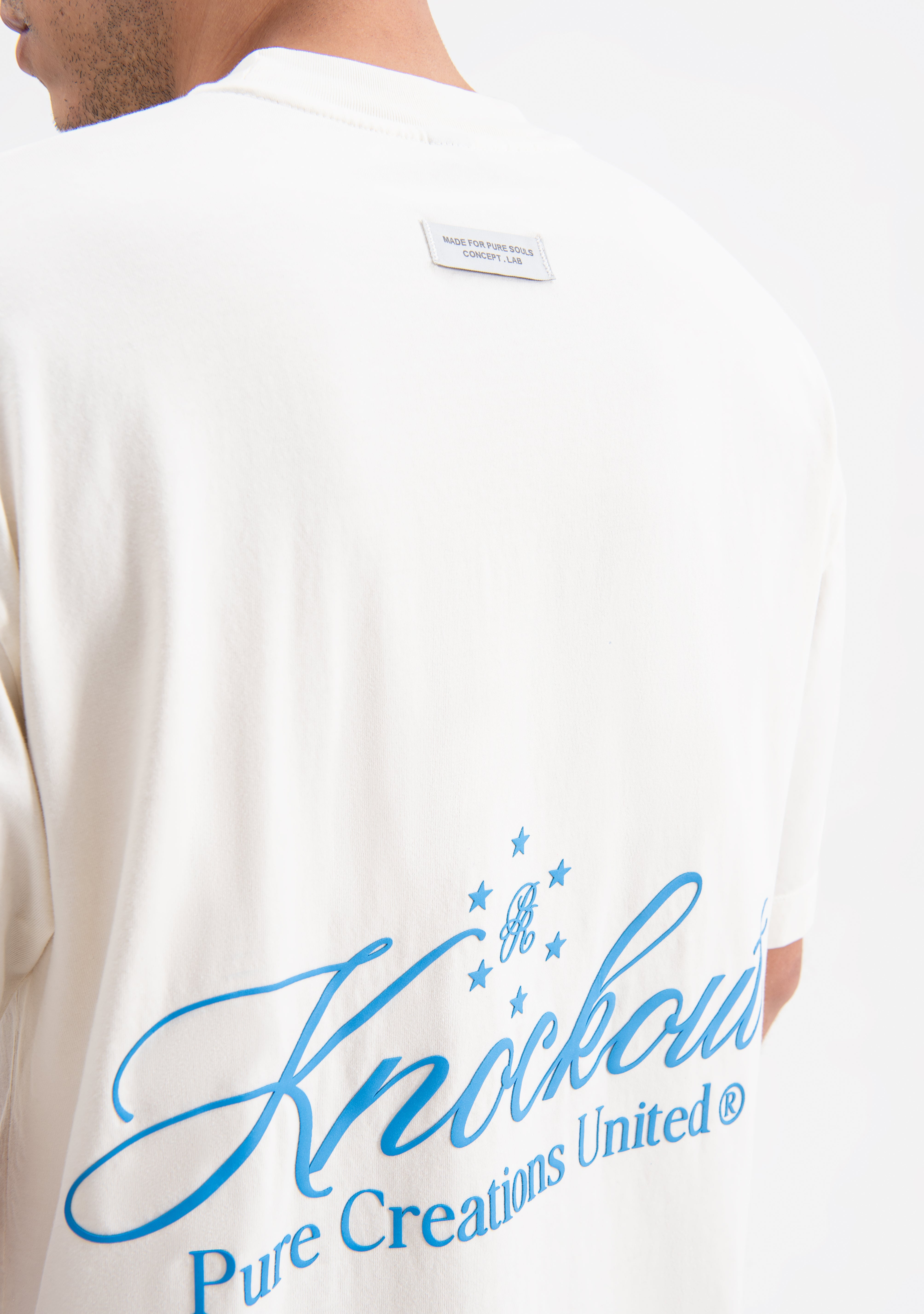 knockout cream t-shirt