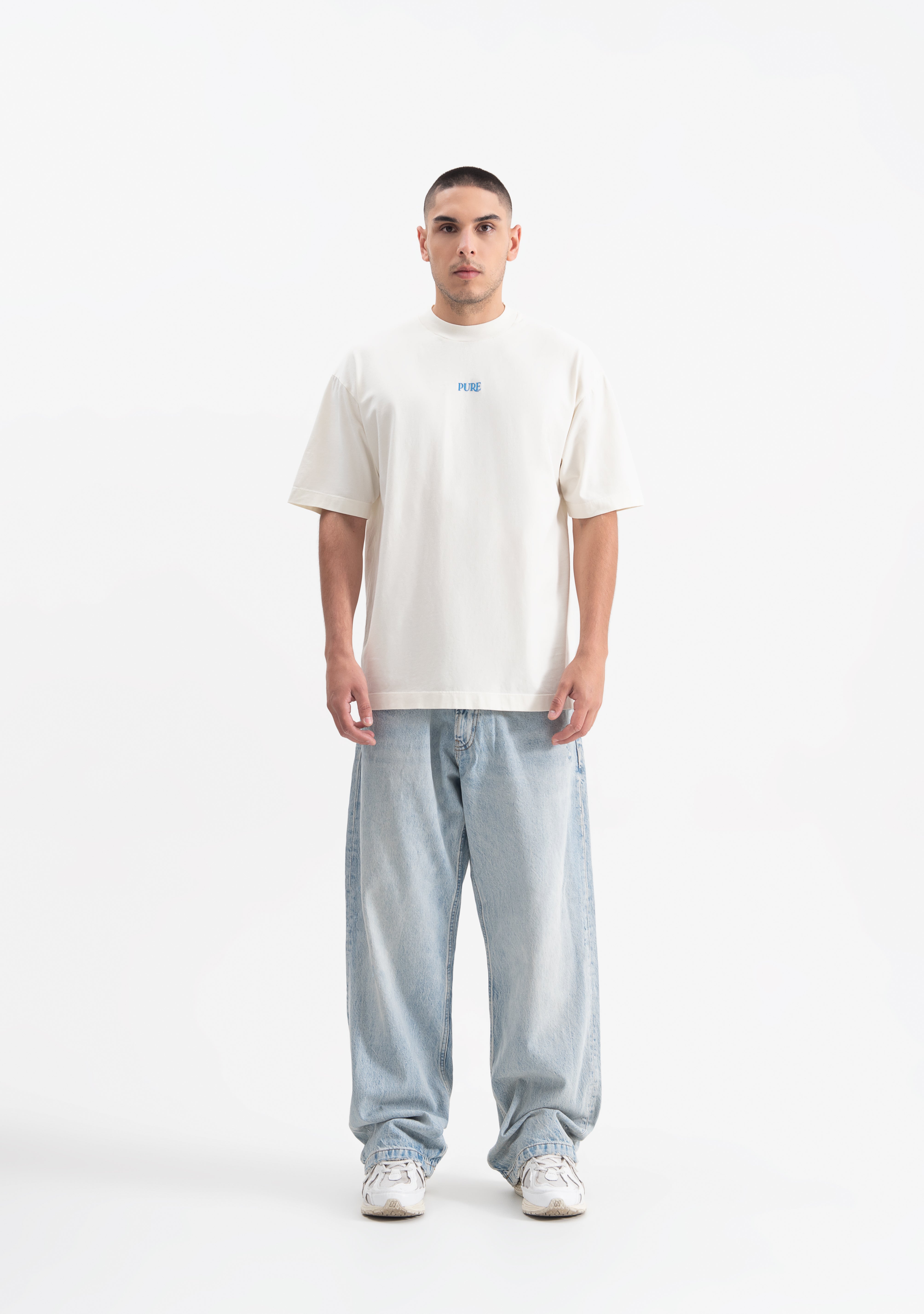 knockout cream t-shirt