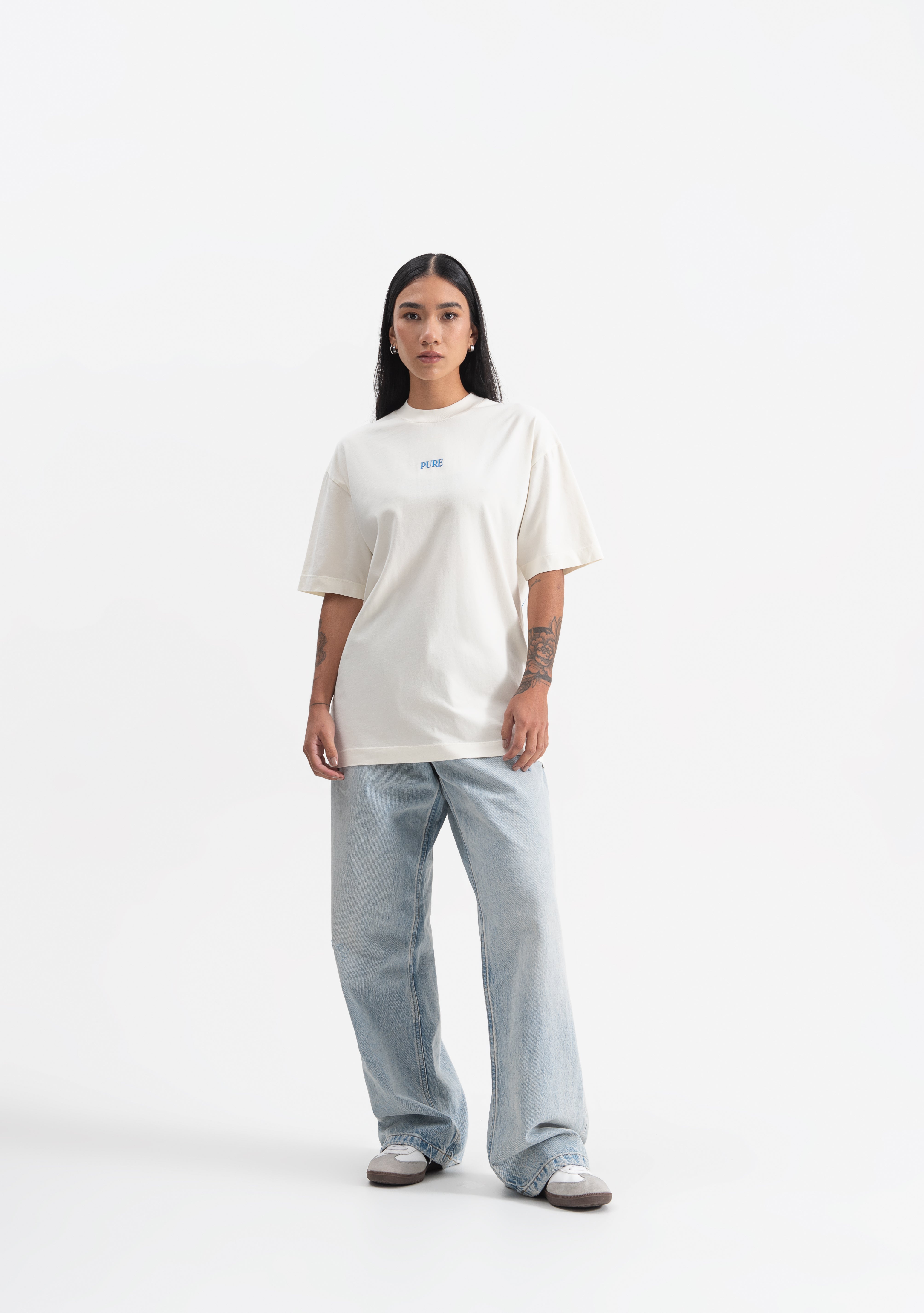 knockout cream t-shirt