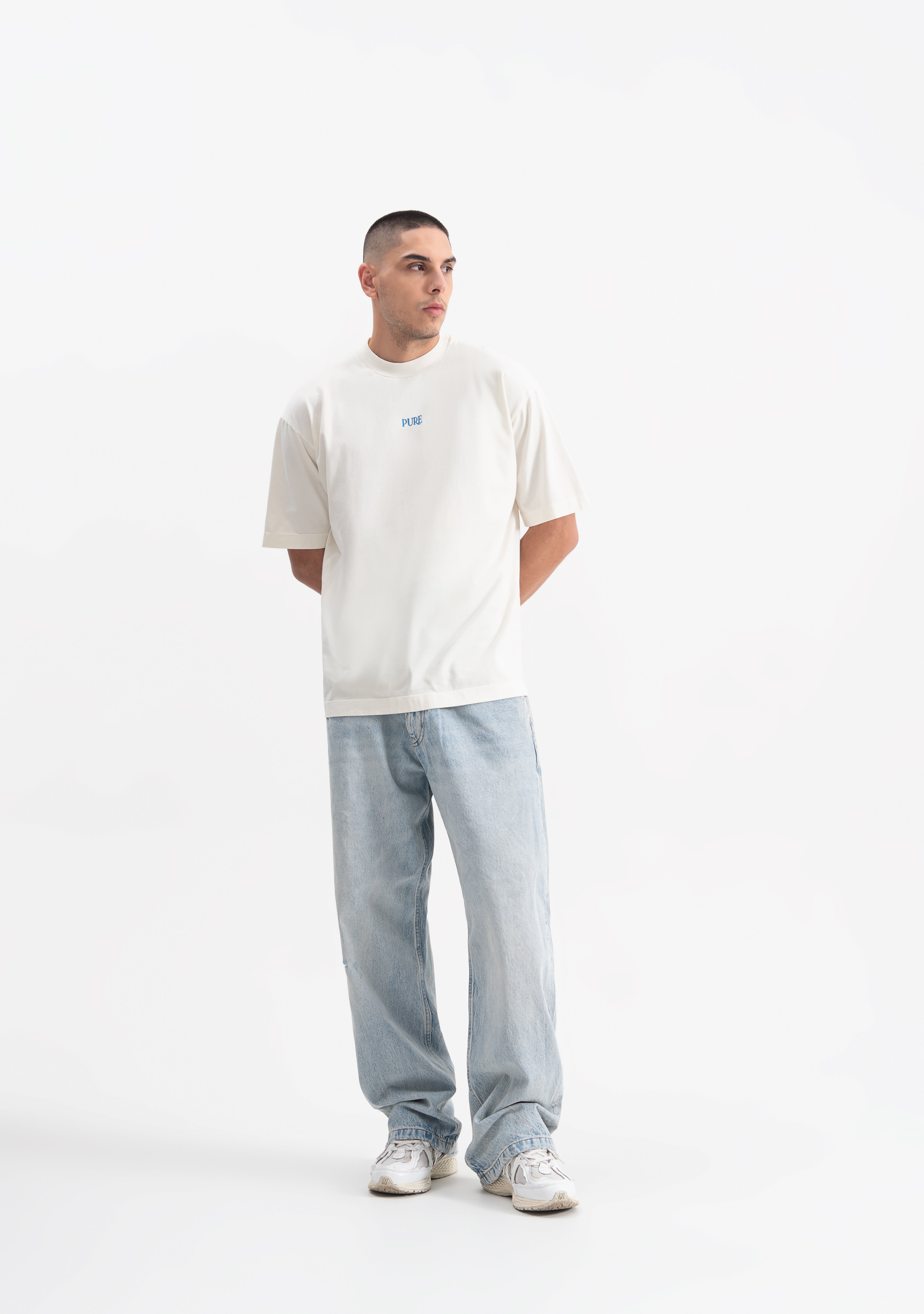 knockout cream t-shirt