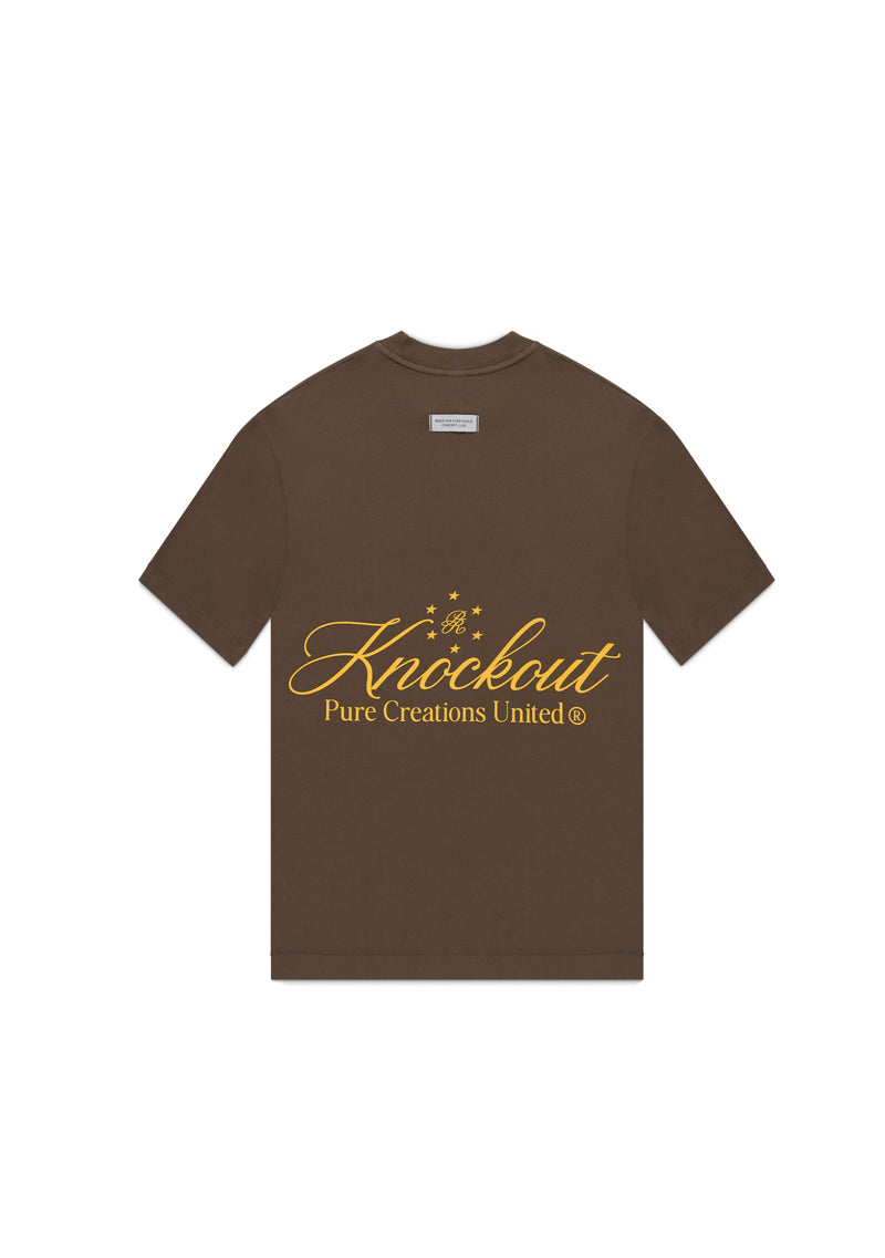 knockout brown t-shirt