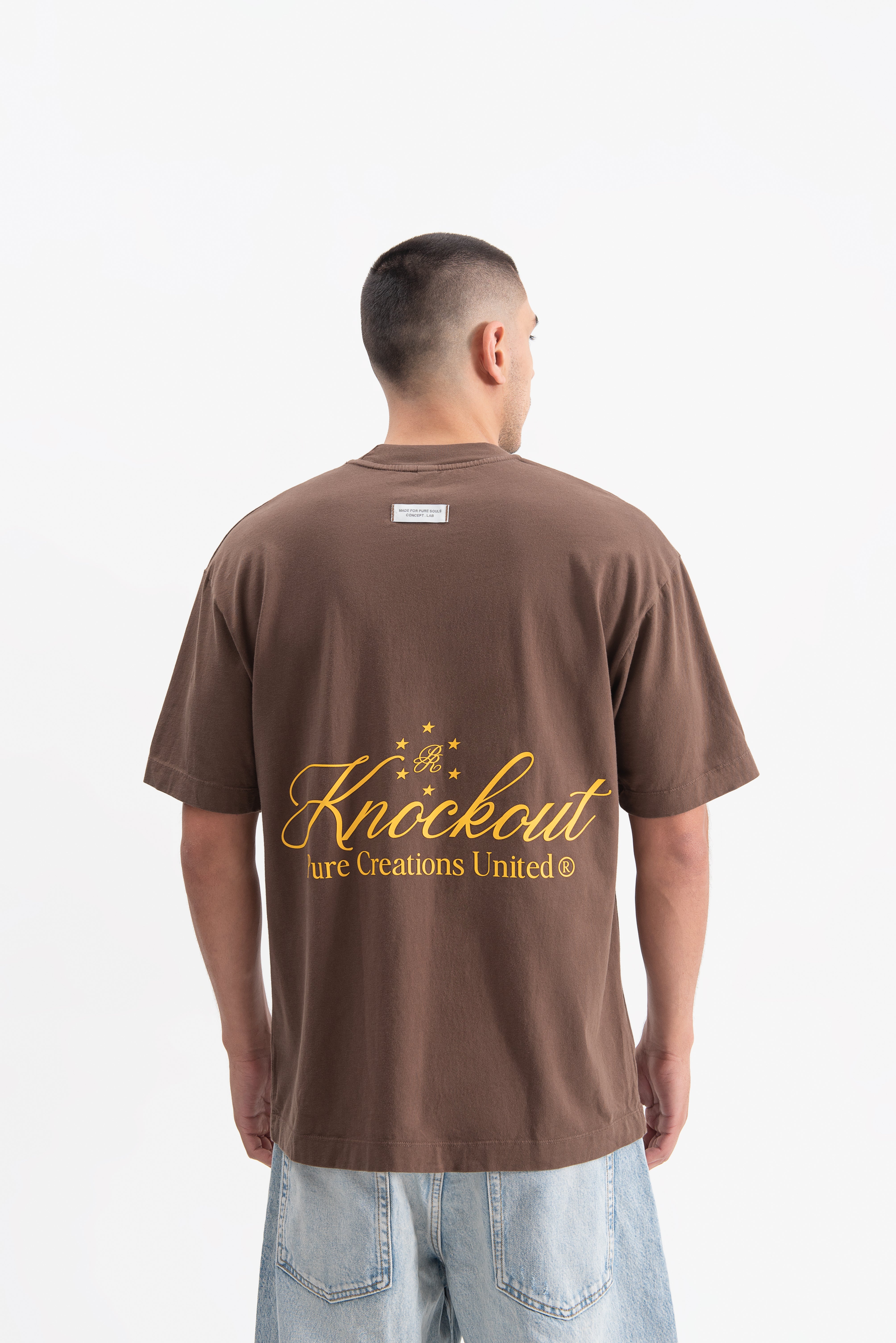 knockout brown t-shirt