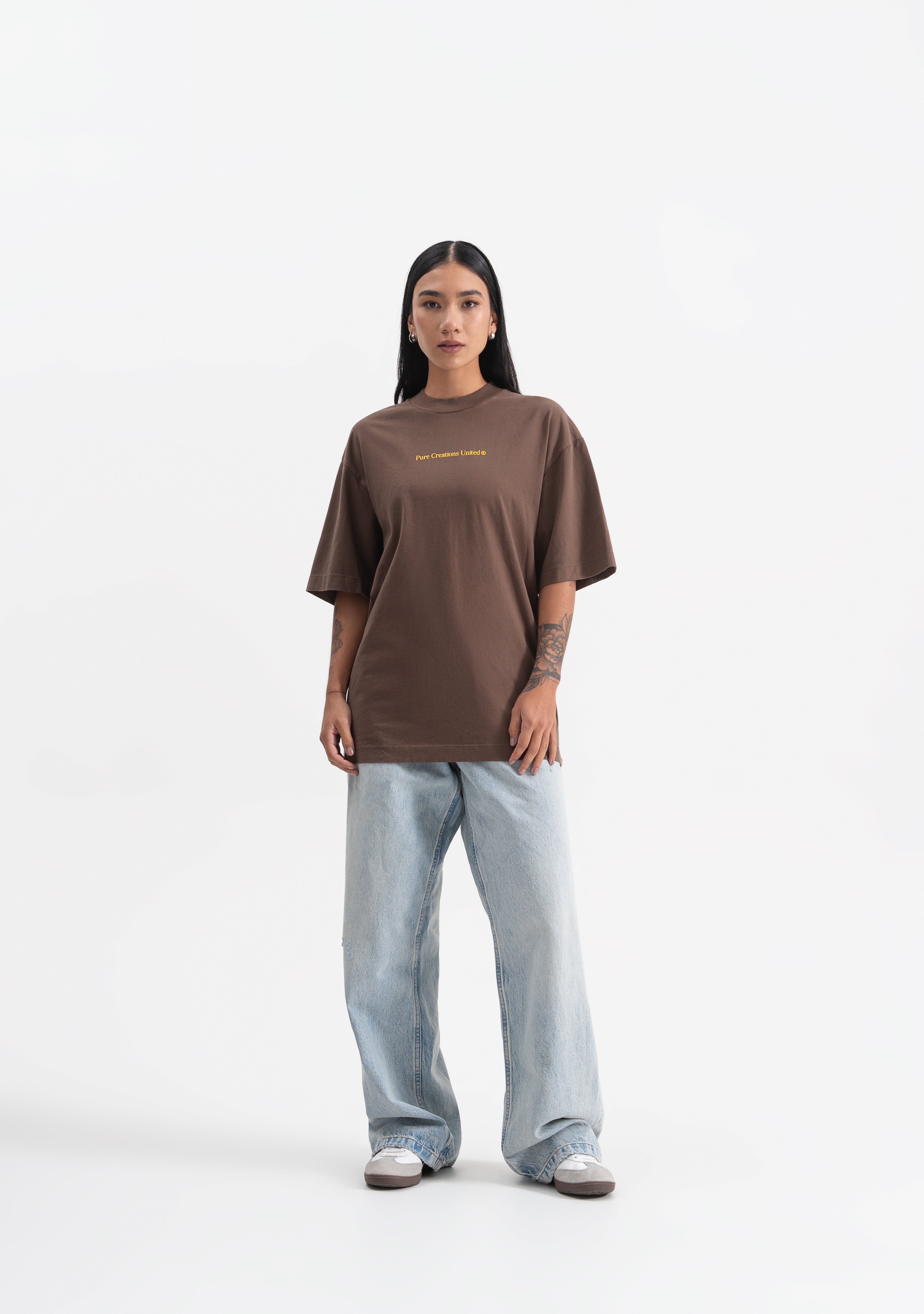 knockout brown t-shirt