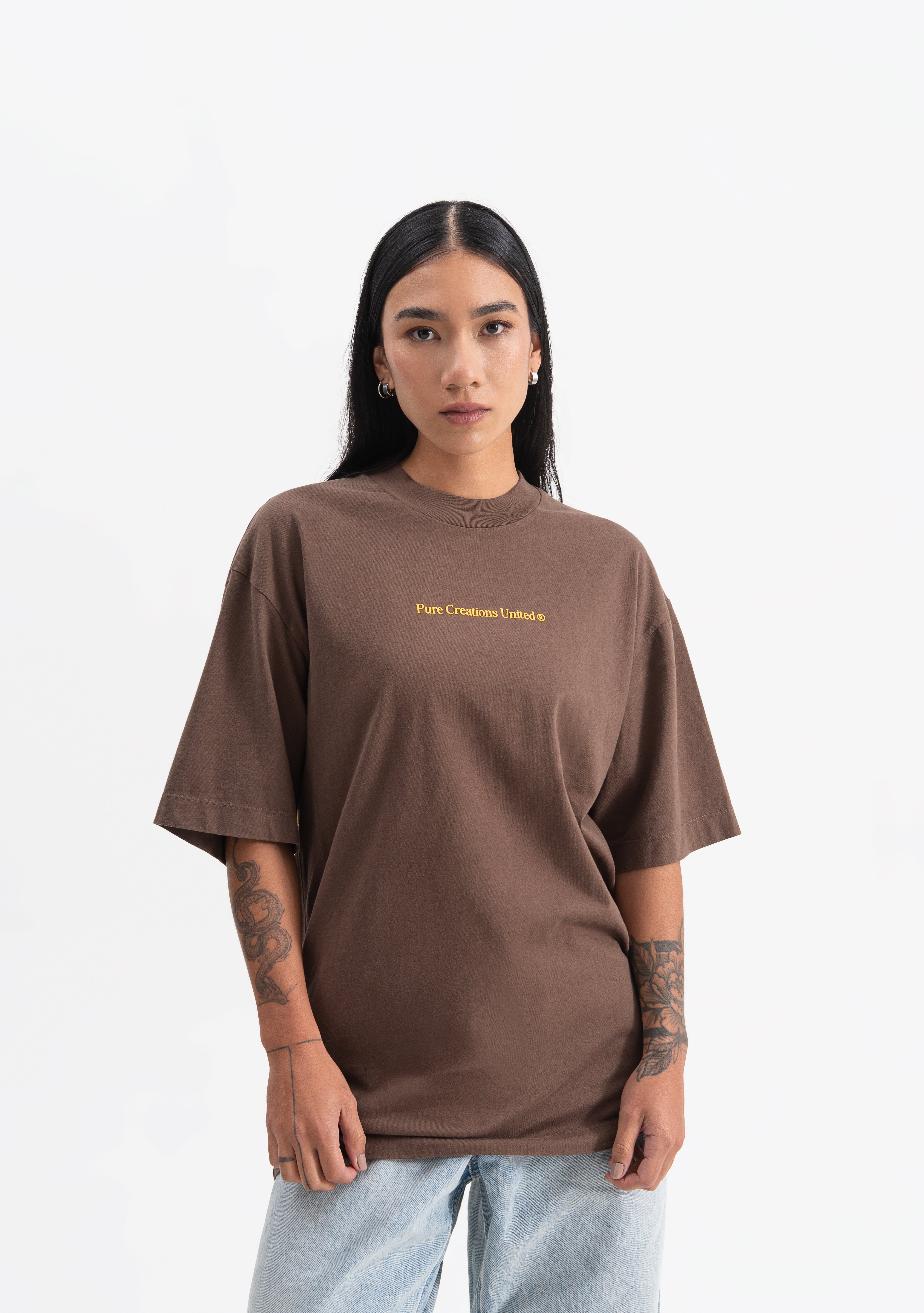 knockout brown t-shirt
