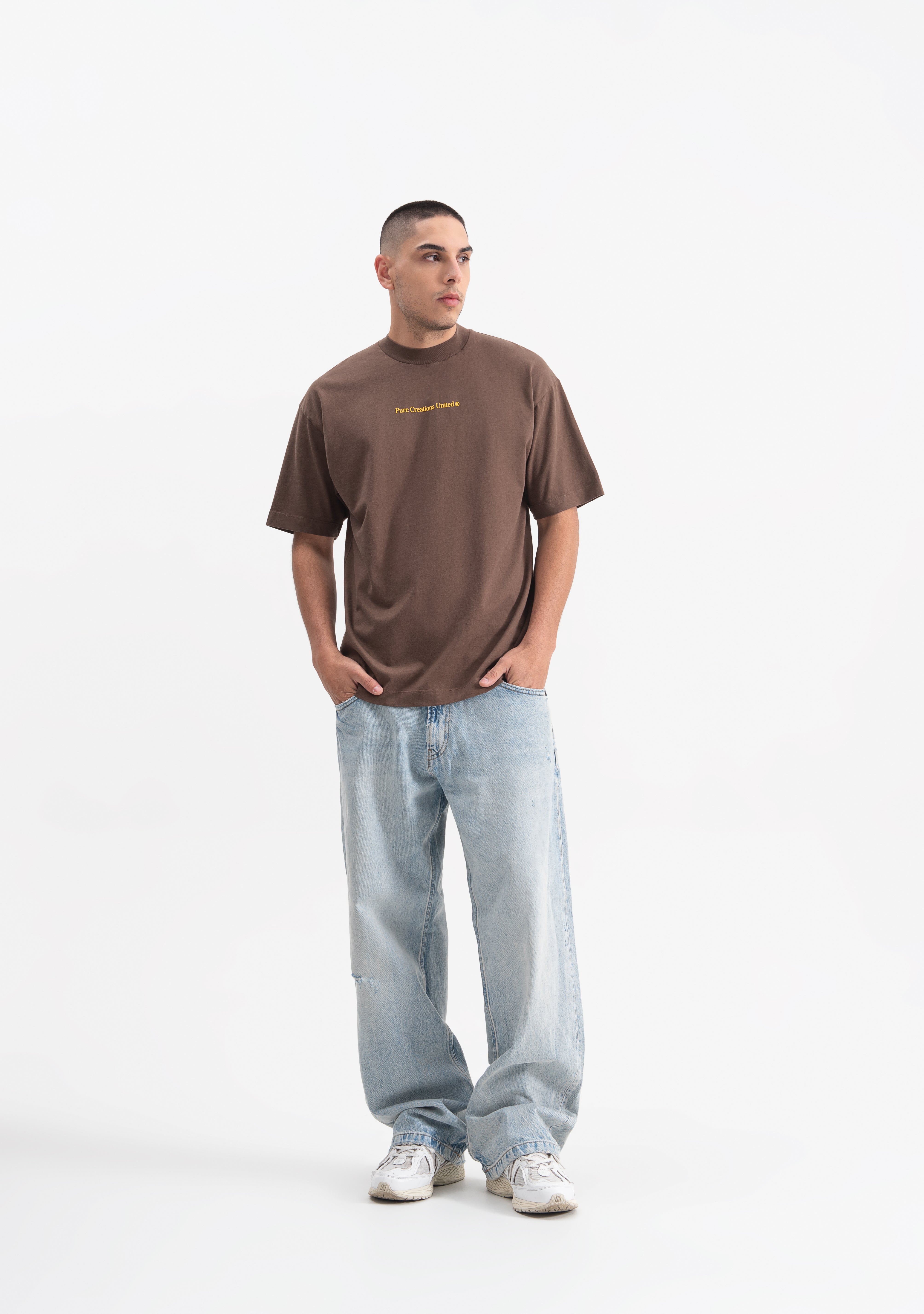 knockout brown t-shirt