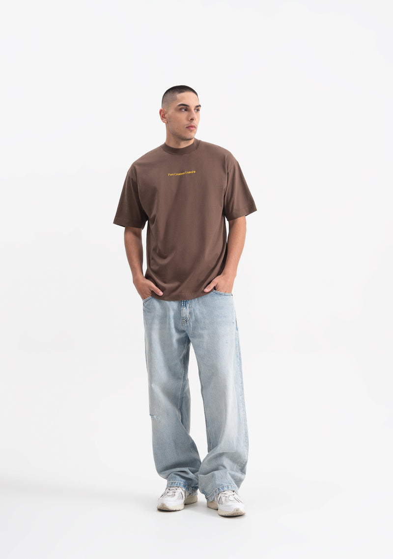 knockout brown t-shirt