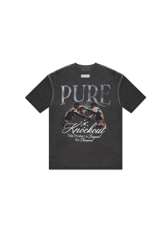 Knockout black figth t-shirt