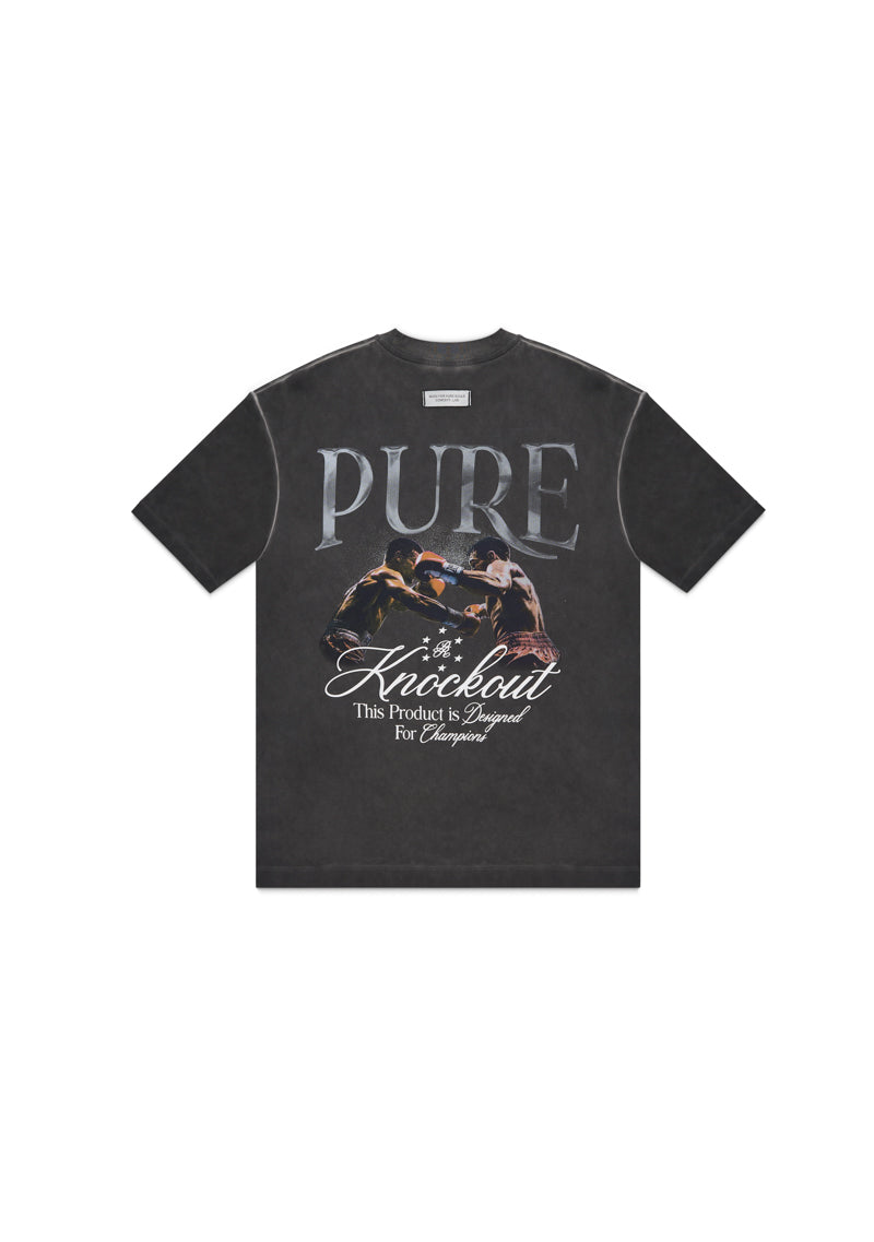 Knockout black figth t-shirt