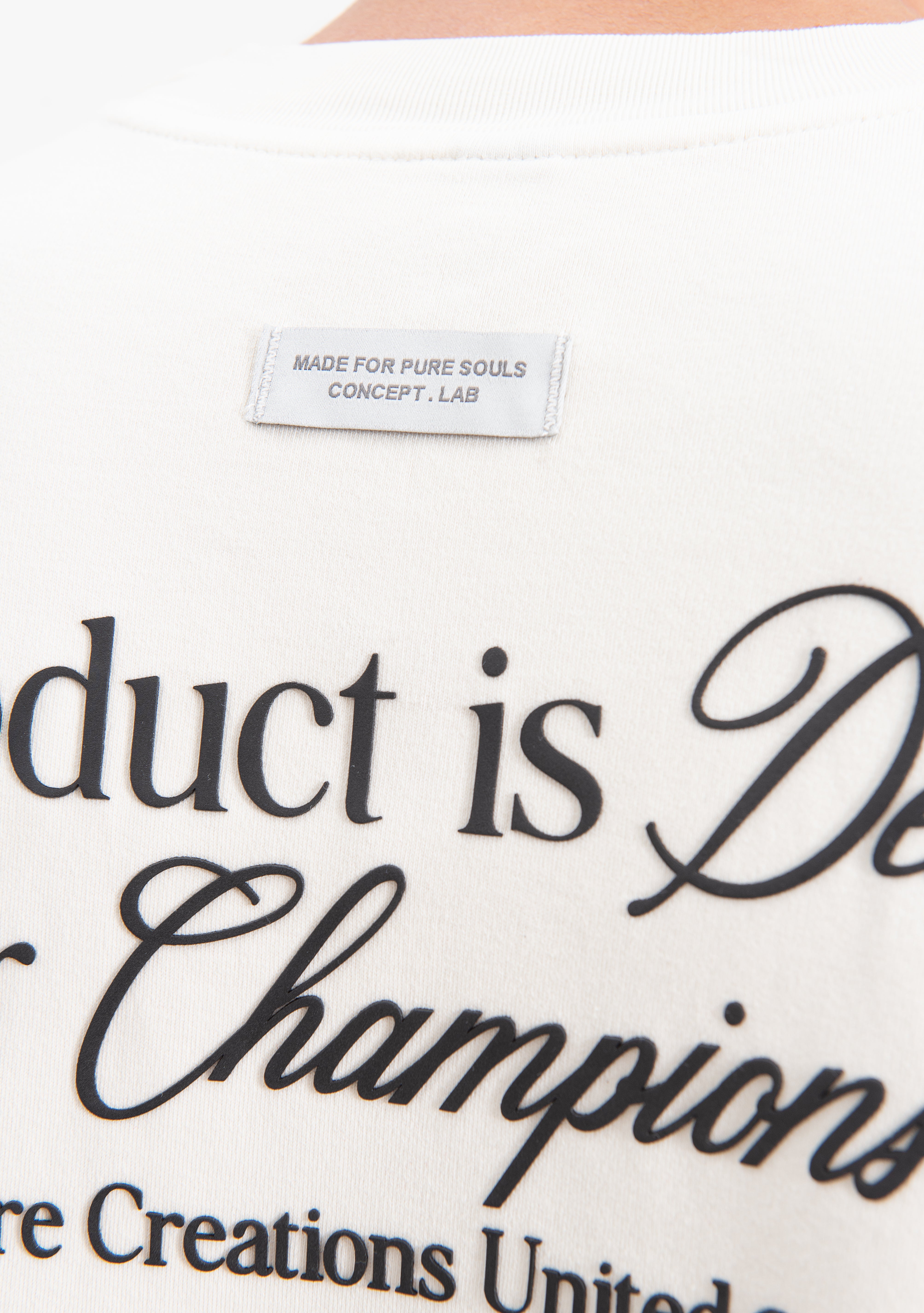 Knockout cream gloves t-shirt