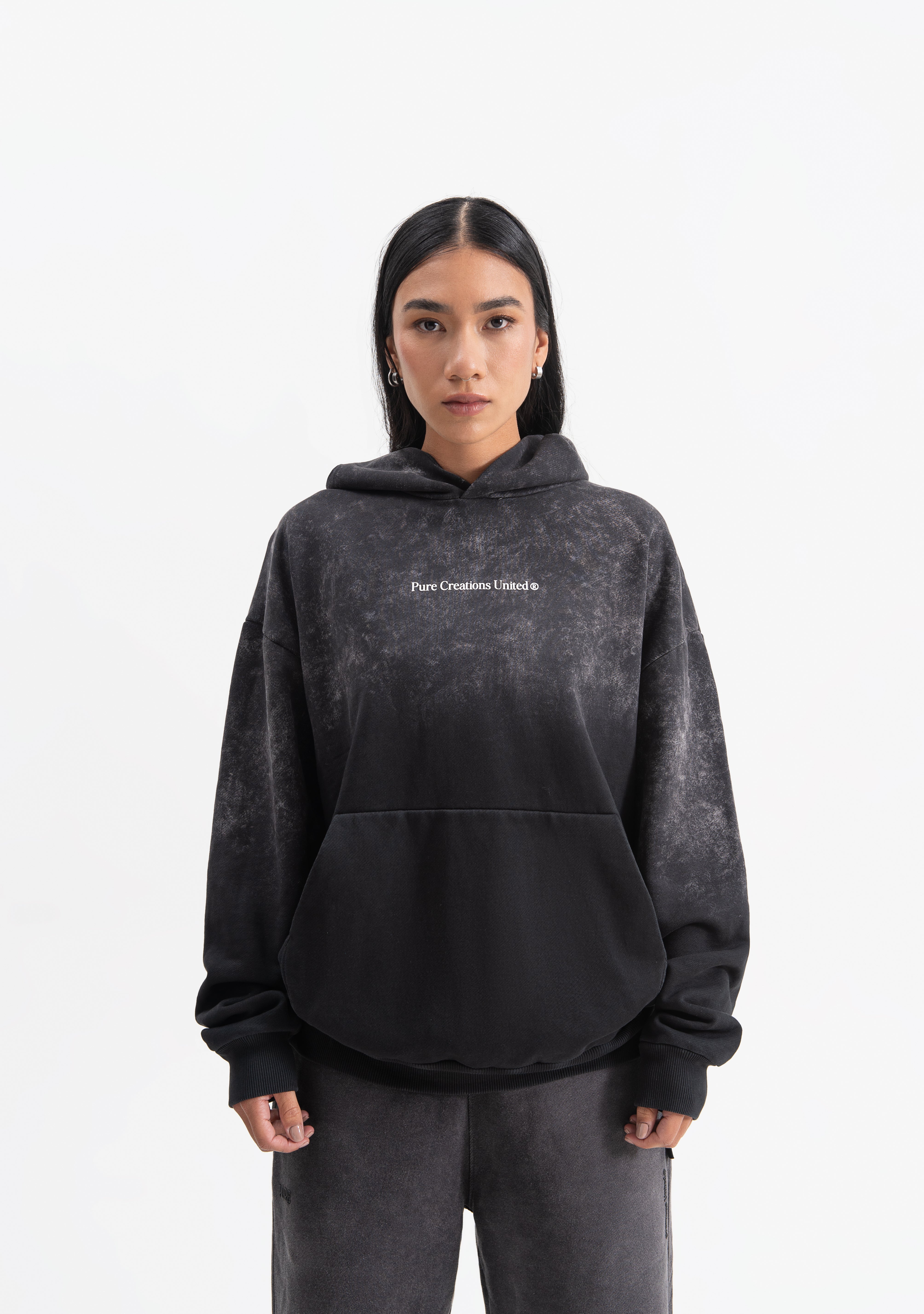 knockout black hoodie