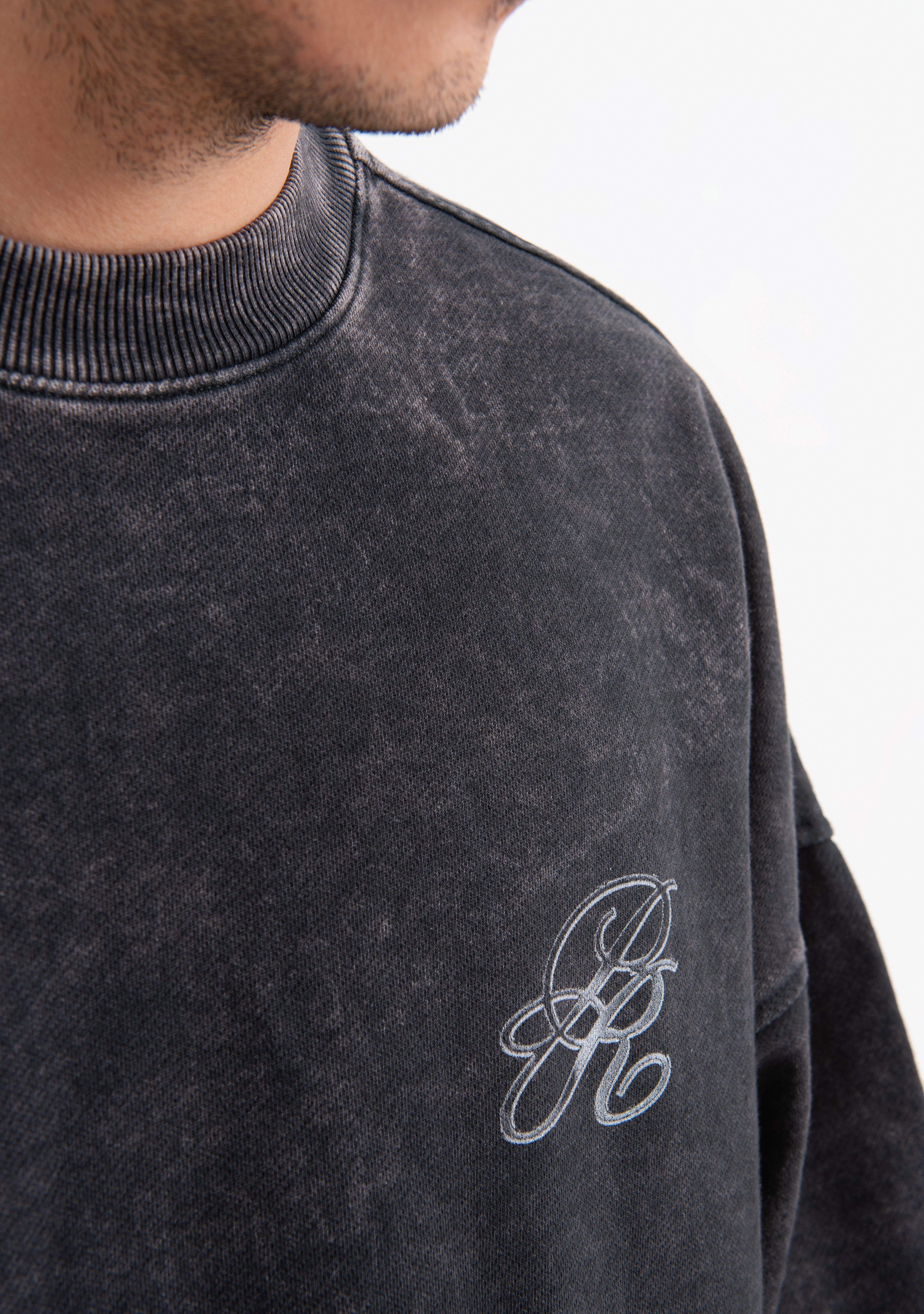 Knockout Black crewneck