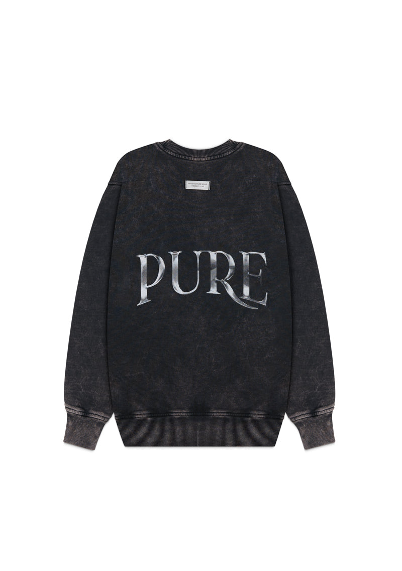 Knockout Black crewneck