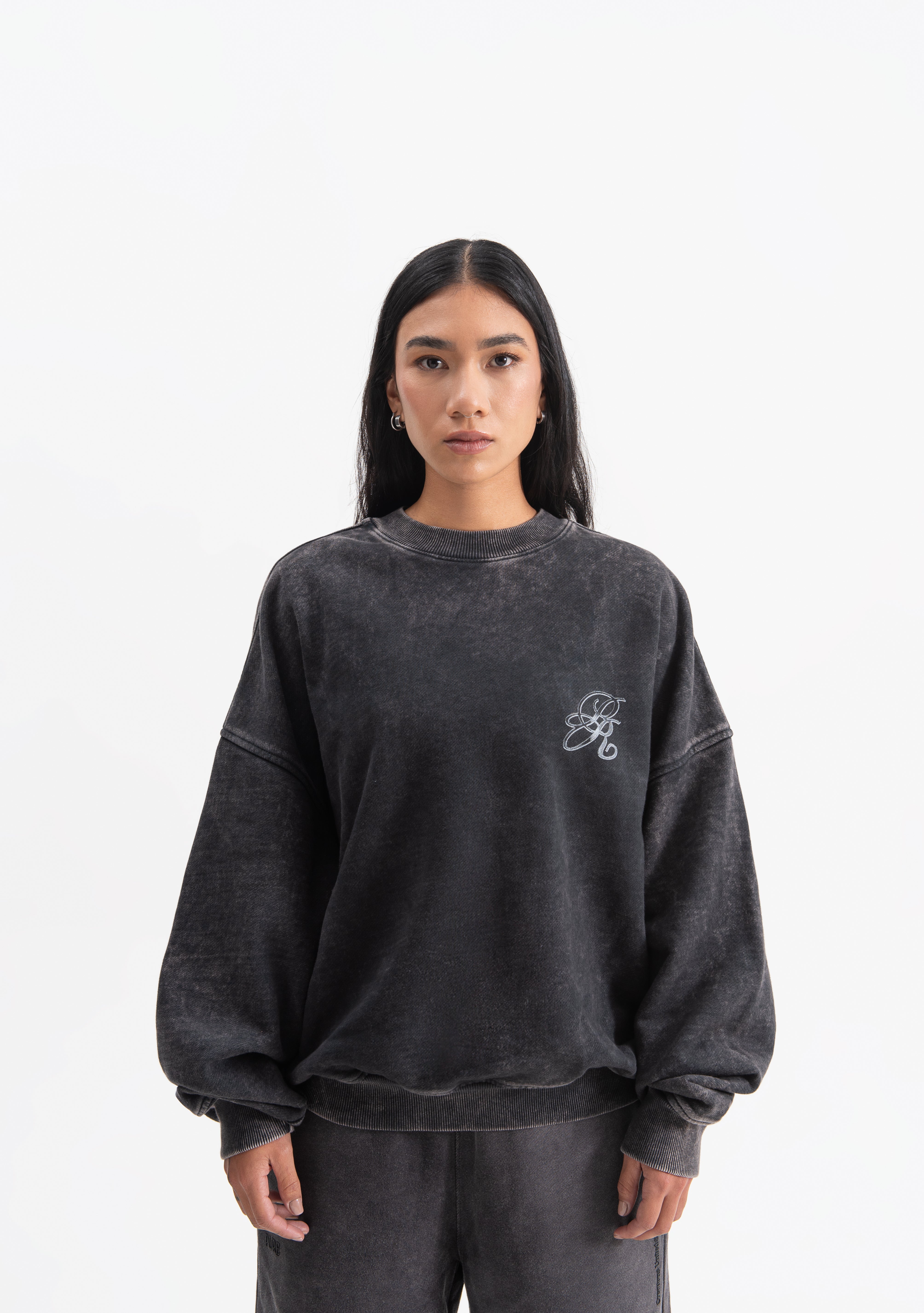 Knockout Black crewneck