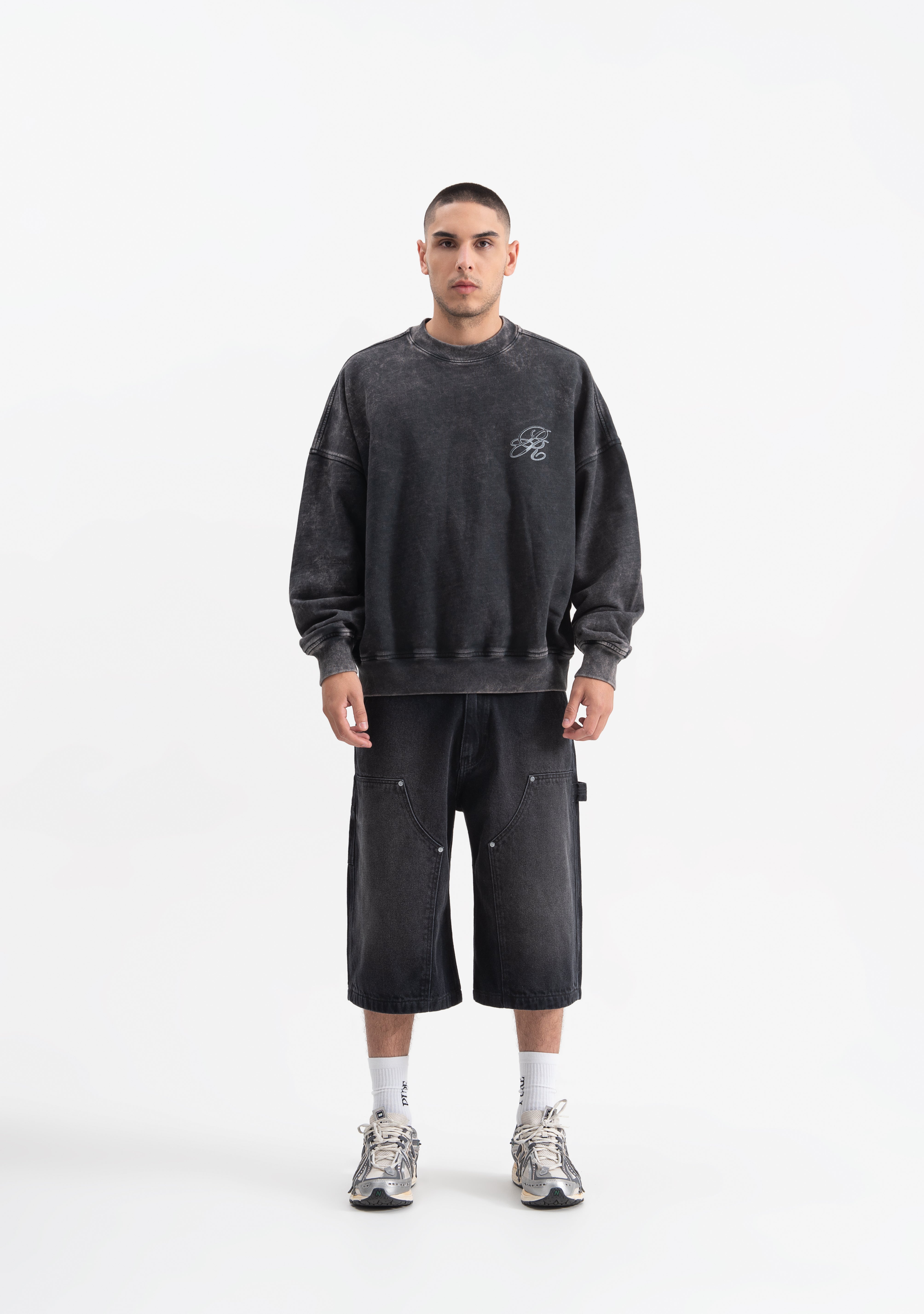 Knockout Black crewneck