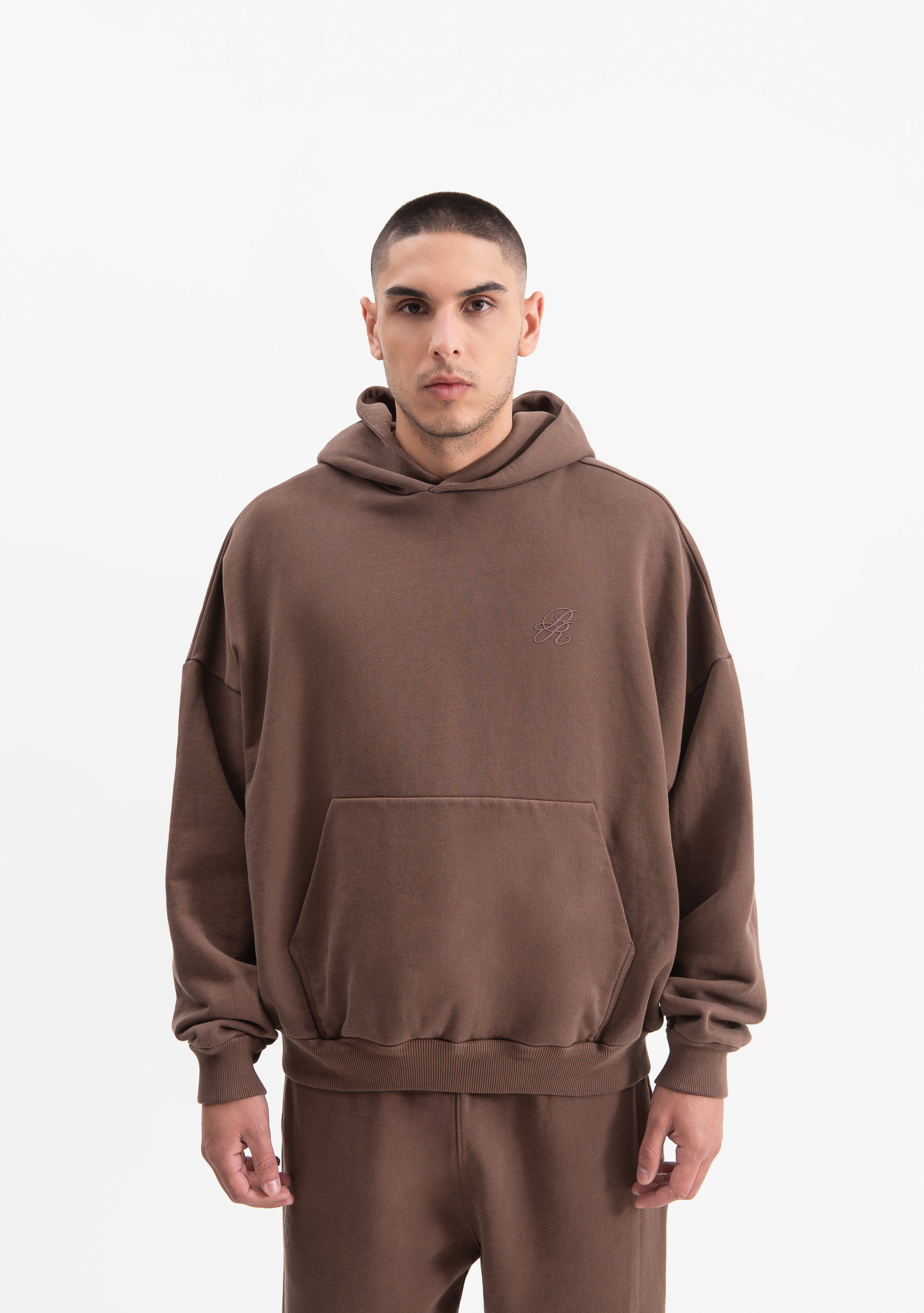 knockout brown hoodie