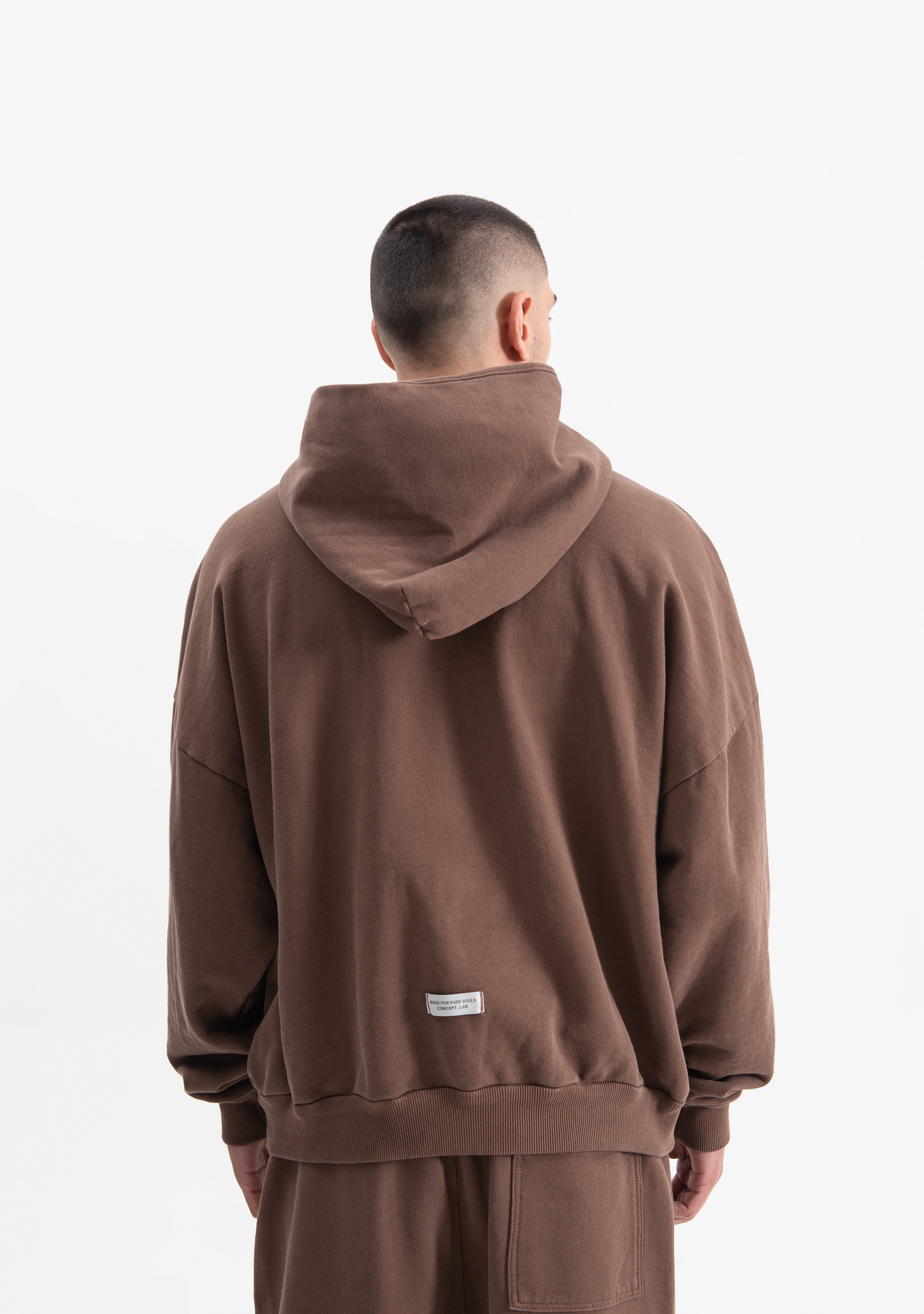 knockout brown hoodie