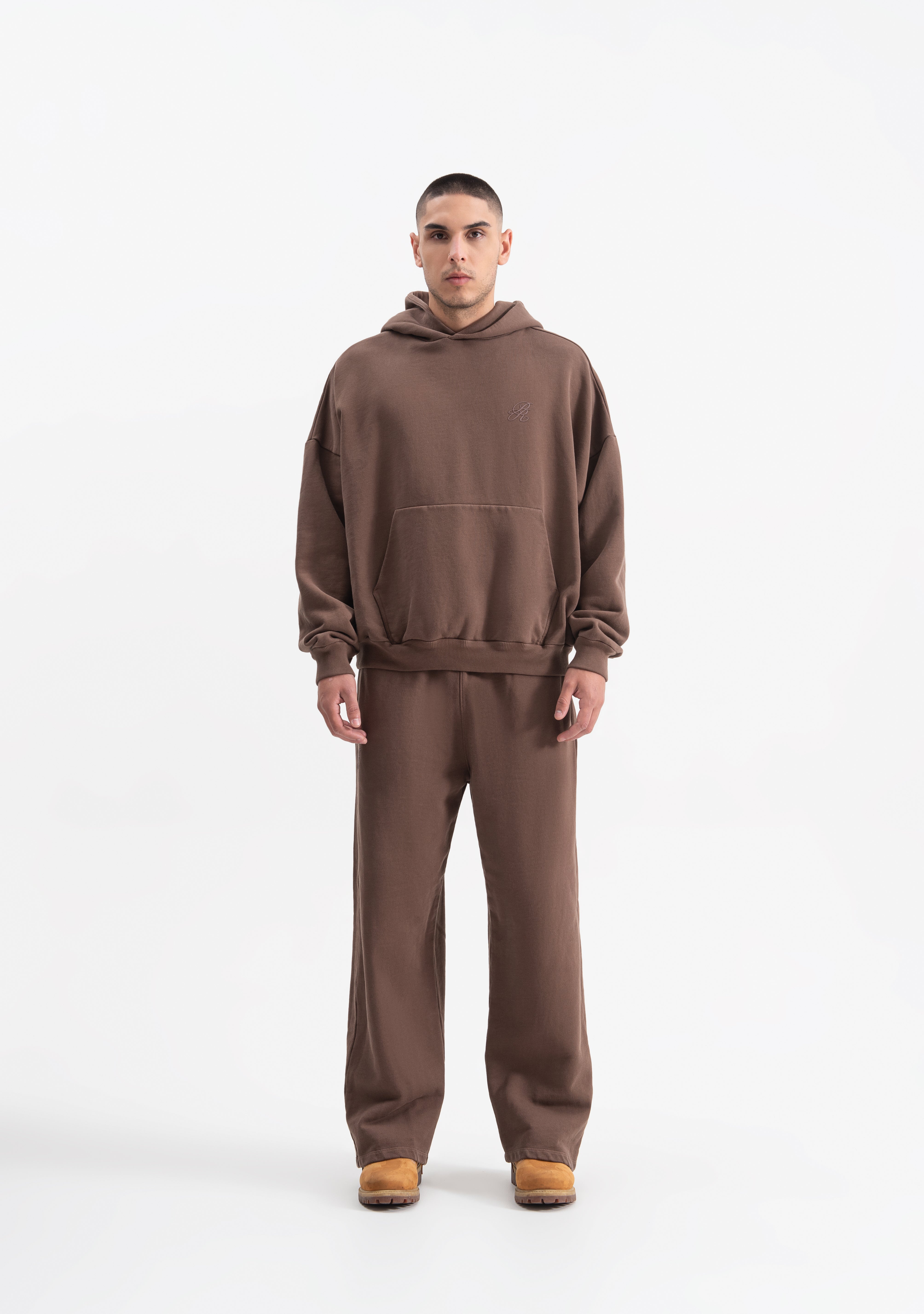 knockout brown hoodie