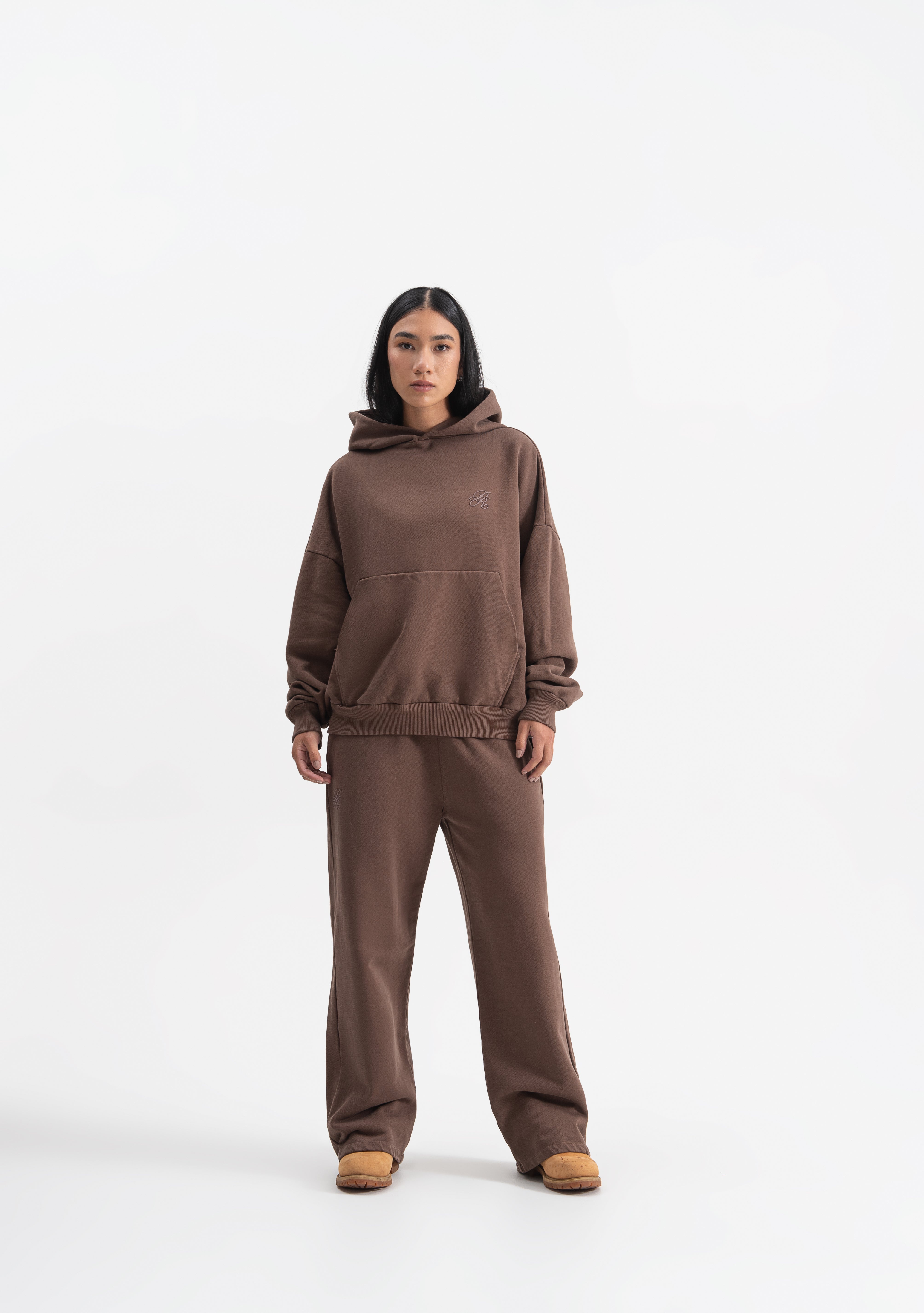 knockout brown hoodie