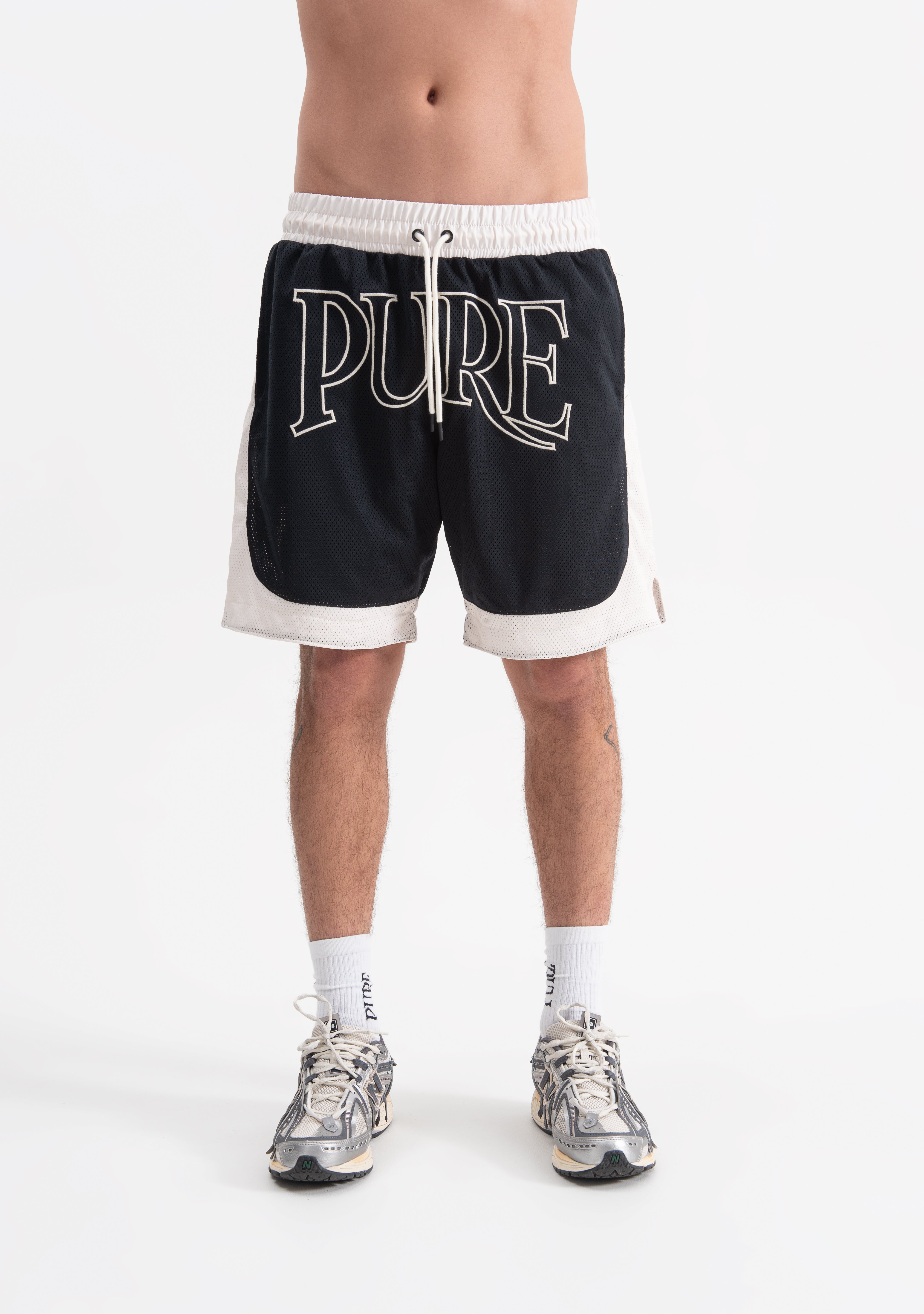 knockout black shorts