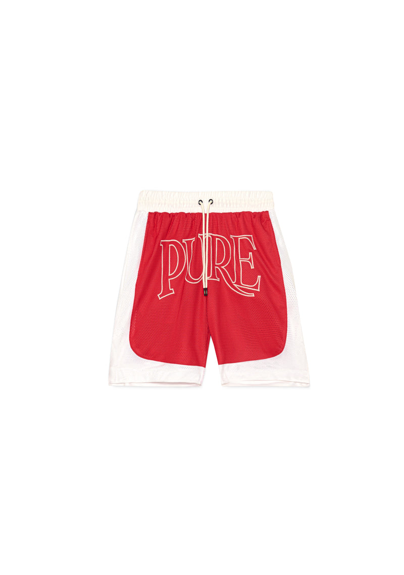 knockout red shorts