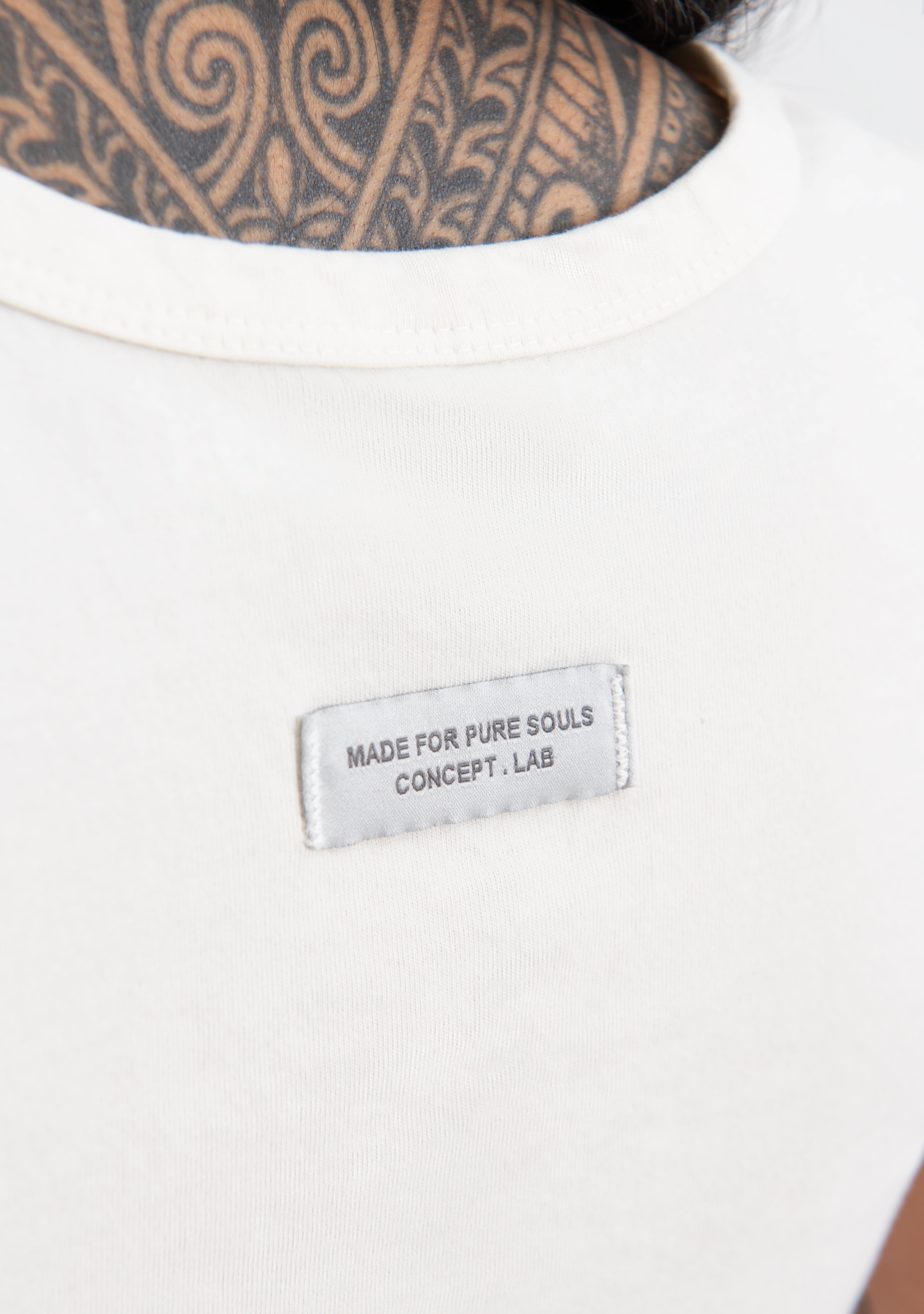 knockout white crop top