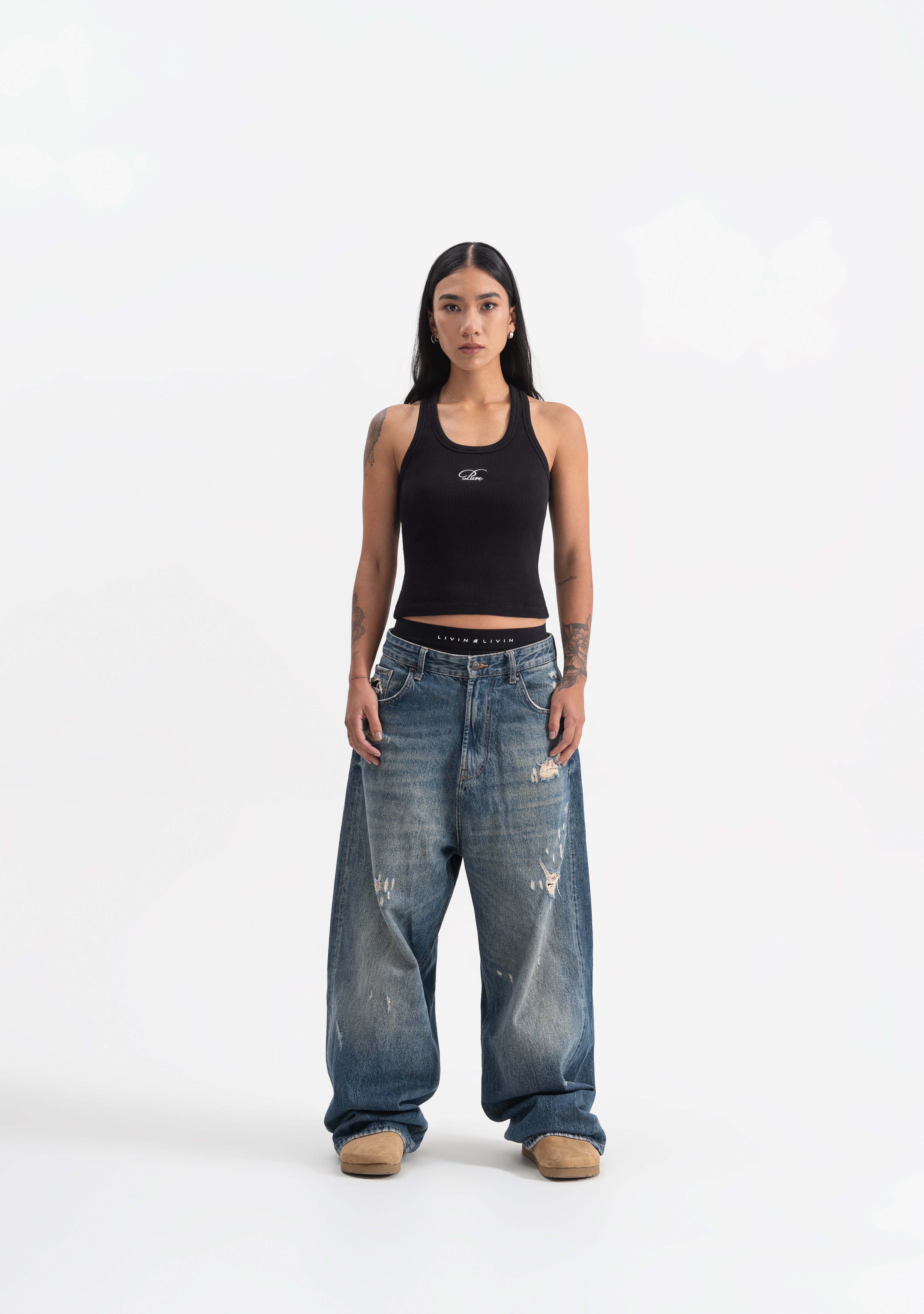 Knockout woman tank top