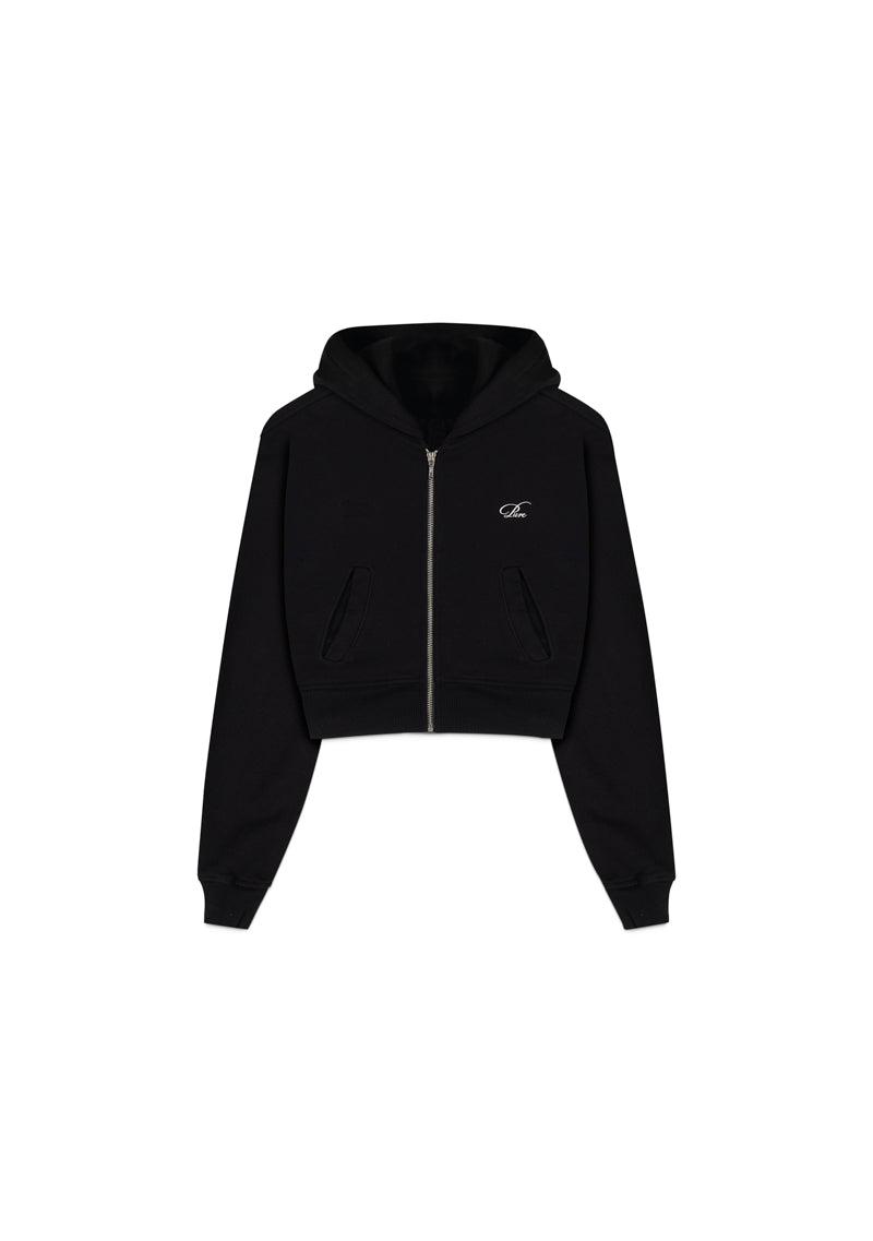 knockout woman black hoodie