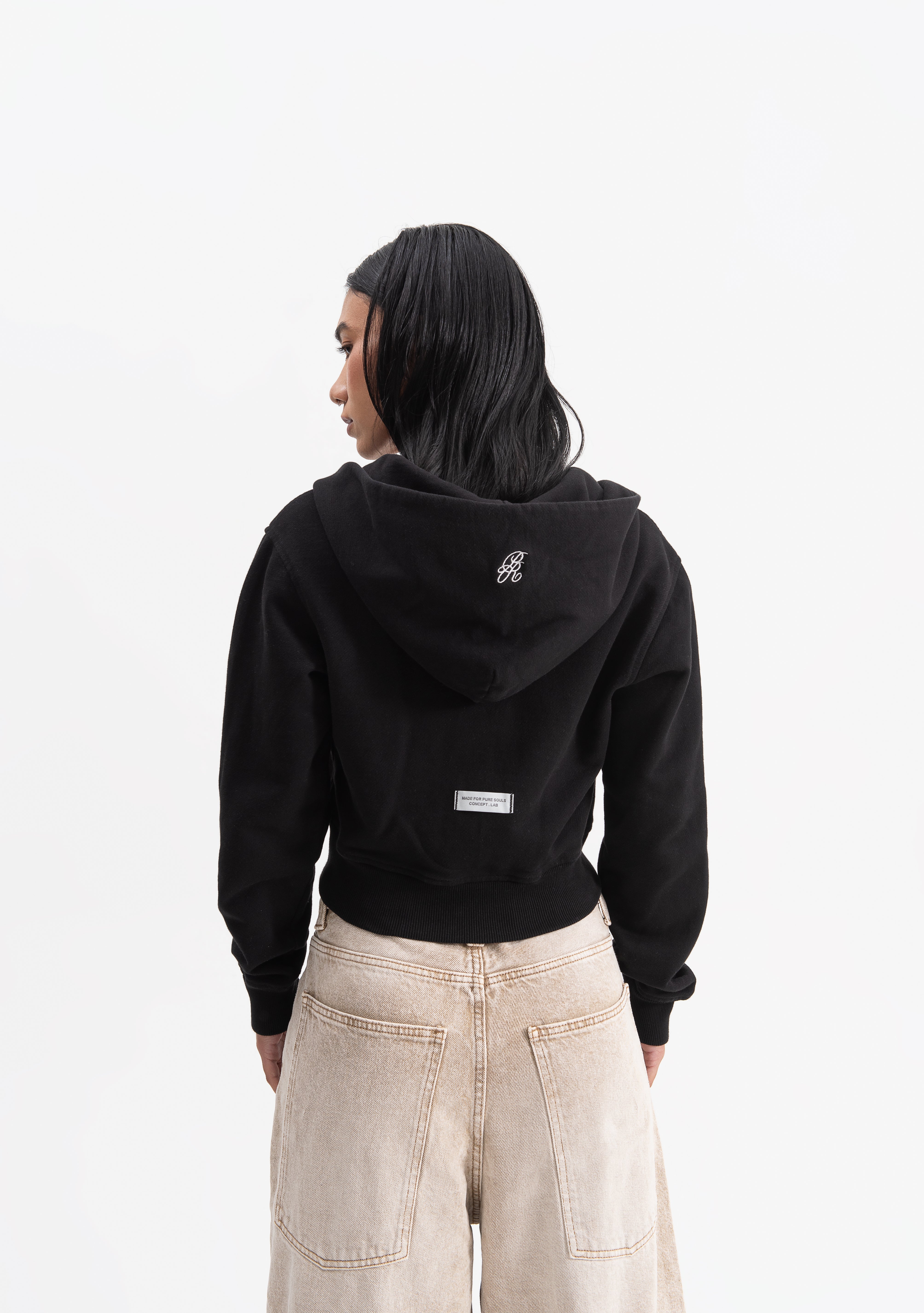 knockout woman black hoodie