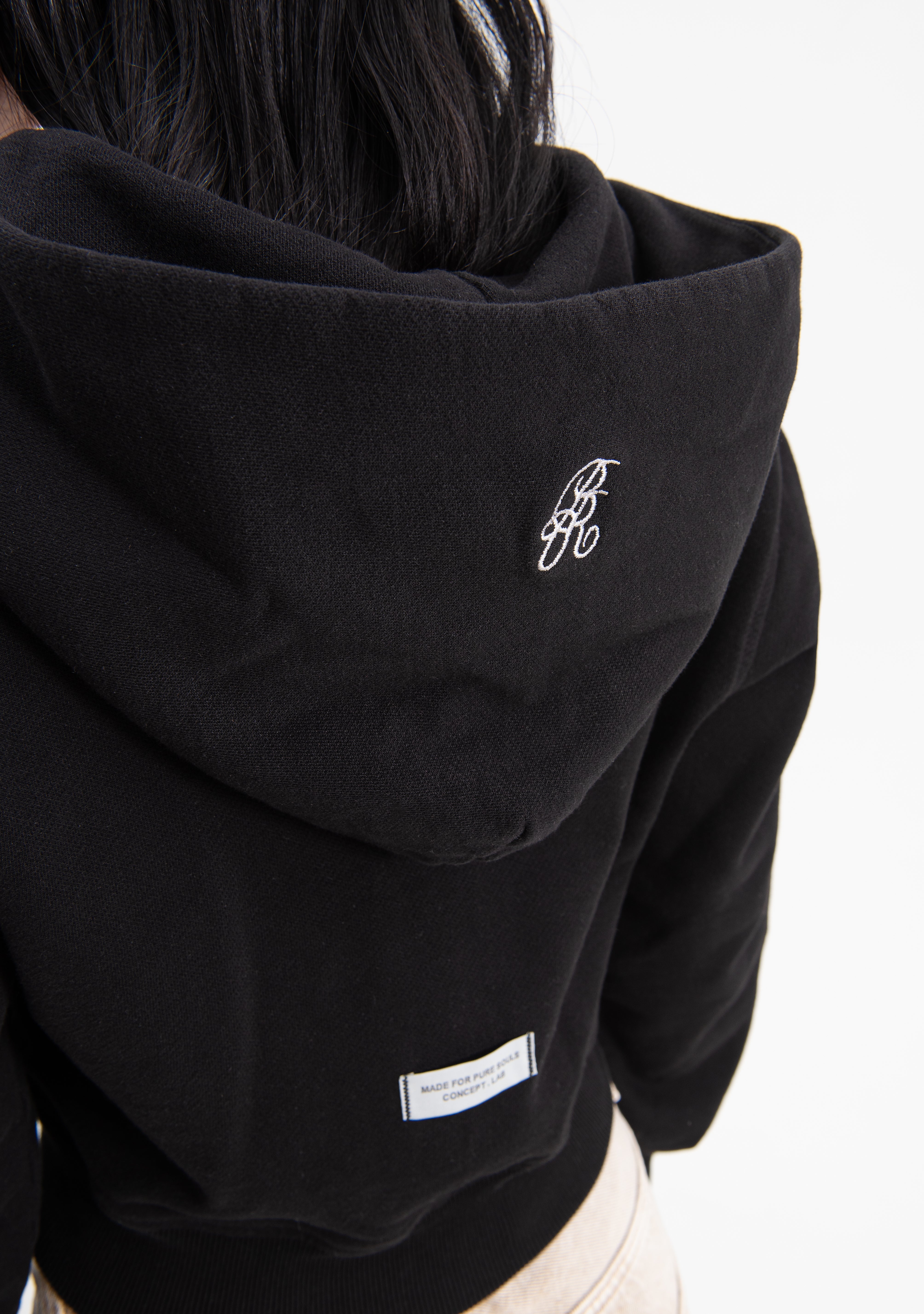 knockout woman black hoodie